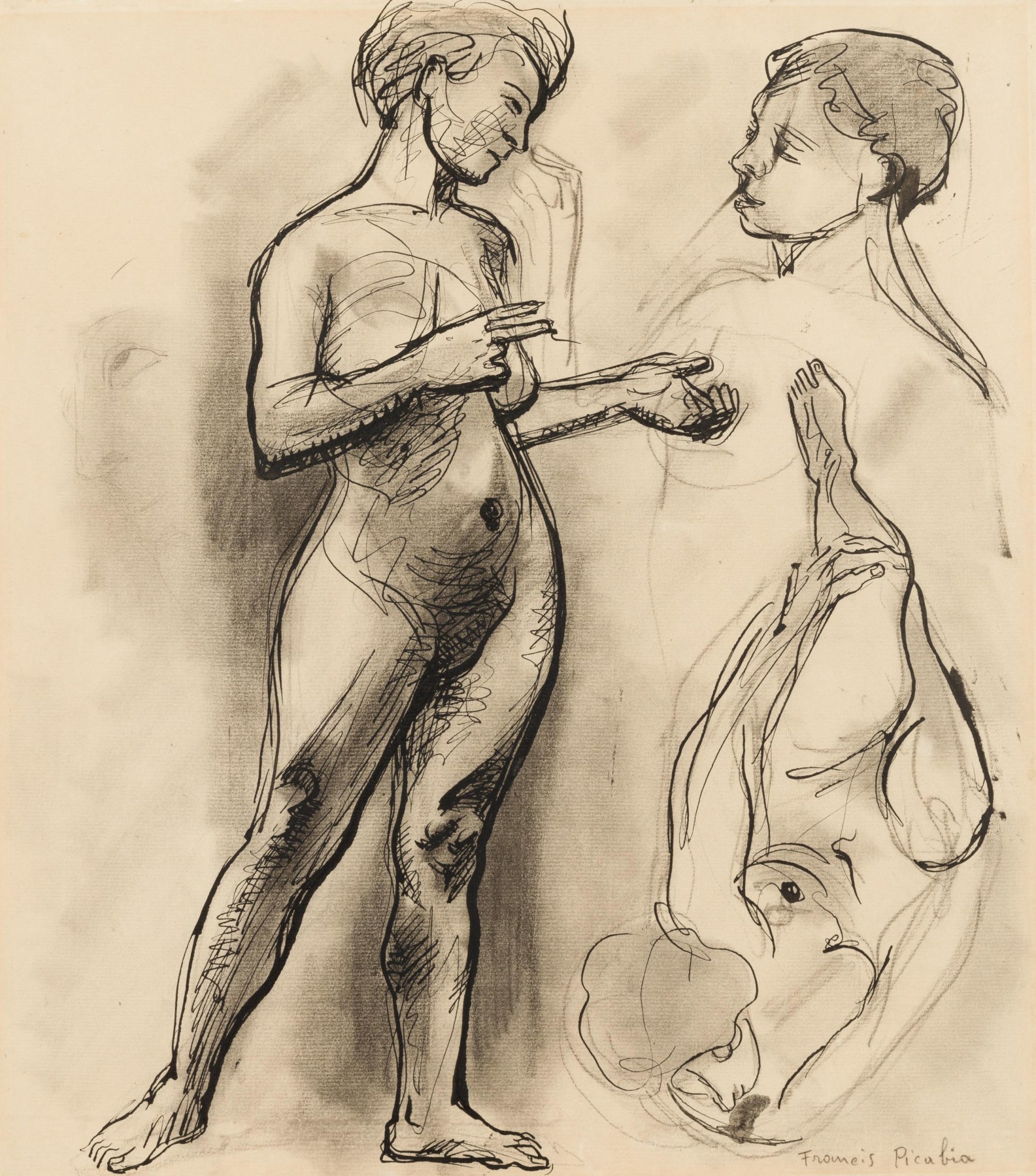 Francis Picabia

&amp;ldquo;Etude pour Transparence&amp;rdquo;, ca. 1932

Charcoal, ink, pencil on paper

14 x 12 1/4 inches

35.5 x 31.5 cm

PIZ 12