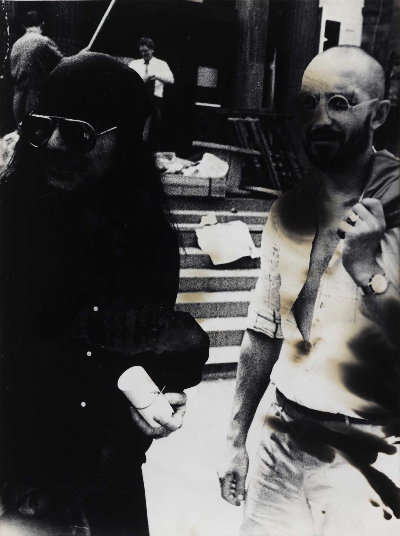 Sigmar Polke, “James Lee Byars, Georg Baselitz”, 1972