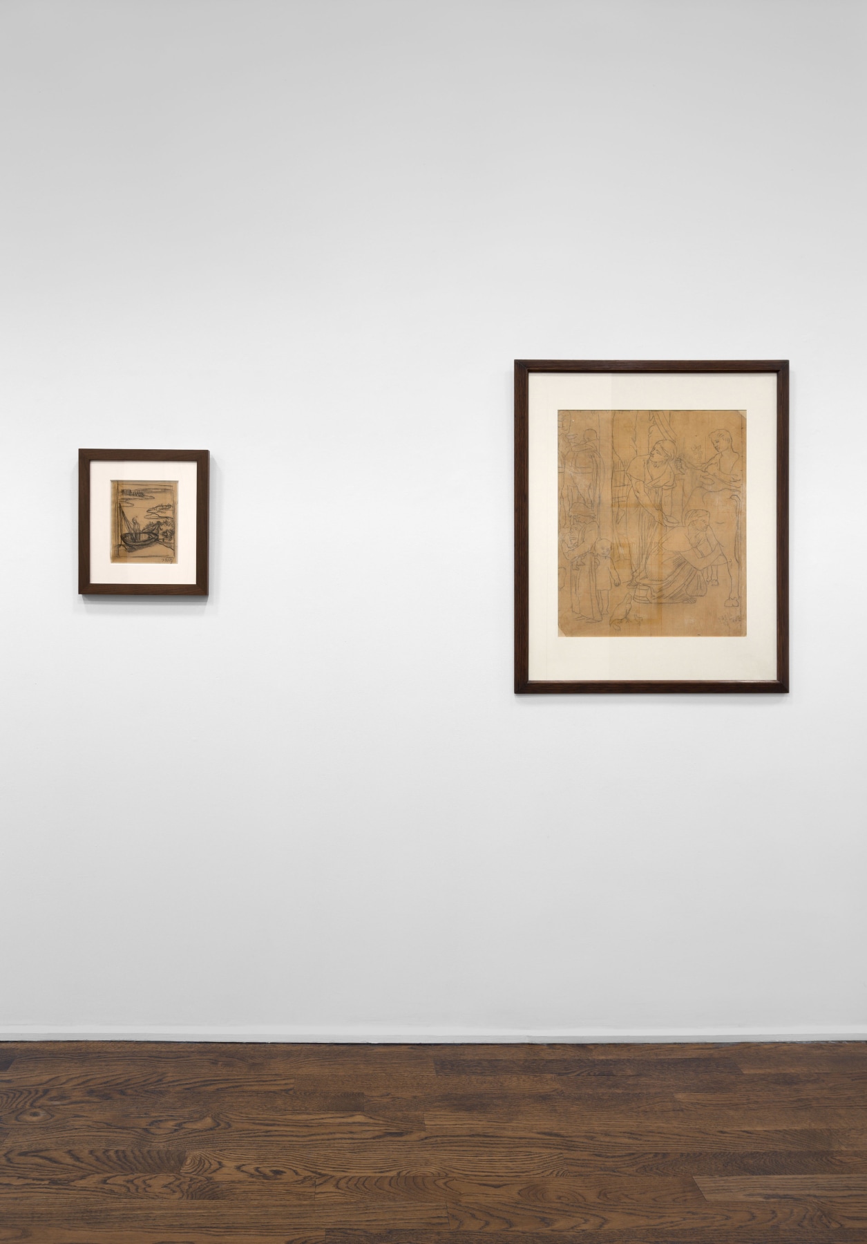 PIERRE PUVIS DE CHAVANNES, Works on Paper and Paintings, New York, 2018, Installation Image 6