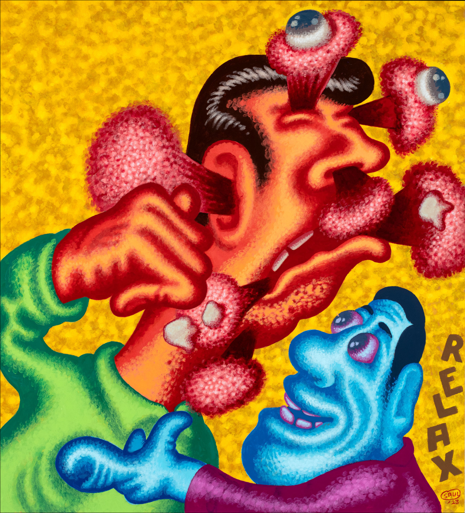 Peter Saul &ldquo;Relax&rdquo;, 2023