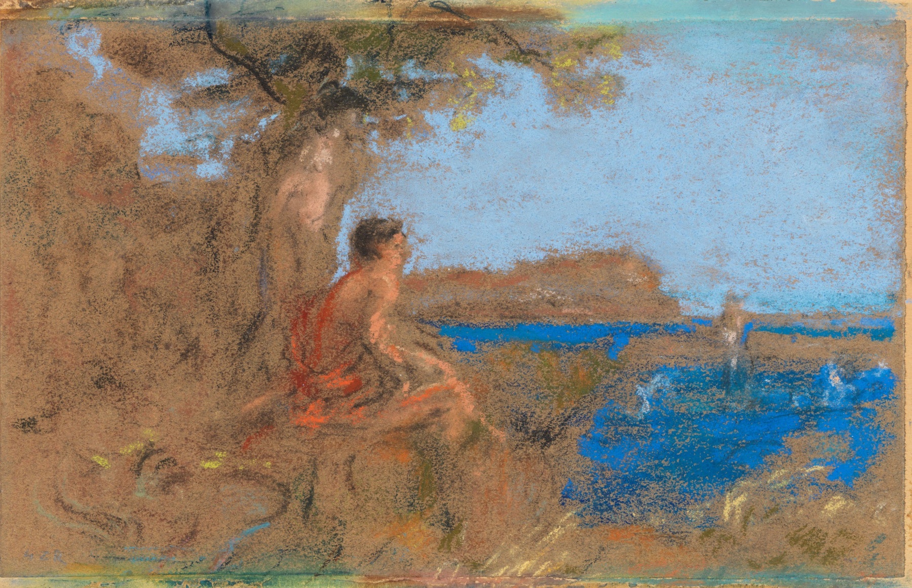 Ker-Xavier Roussel

&amp;ldquo;M&amp;eacute;ditation devant un golfe&amp;rdquo;, ca. 1930-1935

Pastel on paper

7 3/4 x 12 1/2 inches

20 x 32 cm

DIV 235