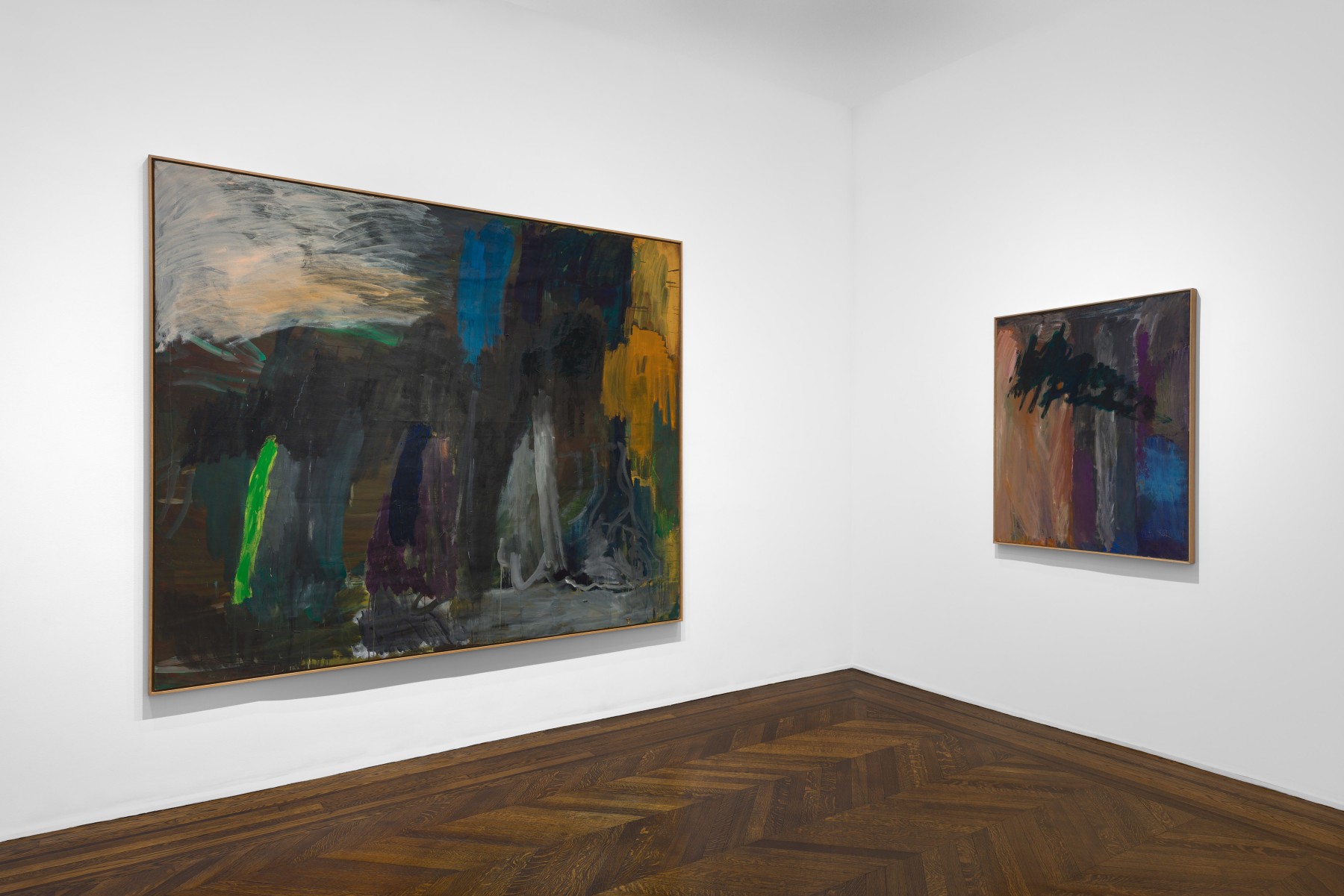 PER KIRKEBY, Paintings and Bronzes from the 1980s, New York, 2018, Installation Image 14