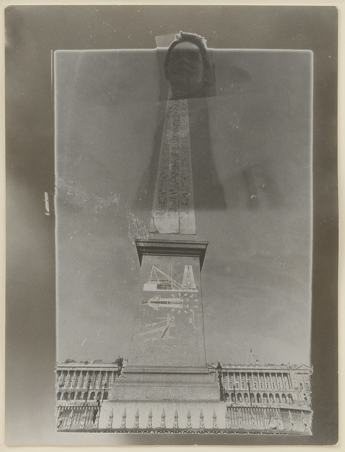 Sigmar Polke, “Paris (Obelisk with Woman’s Head)”, 1971