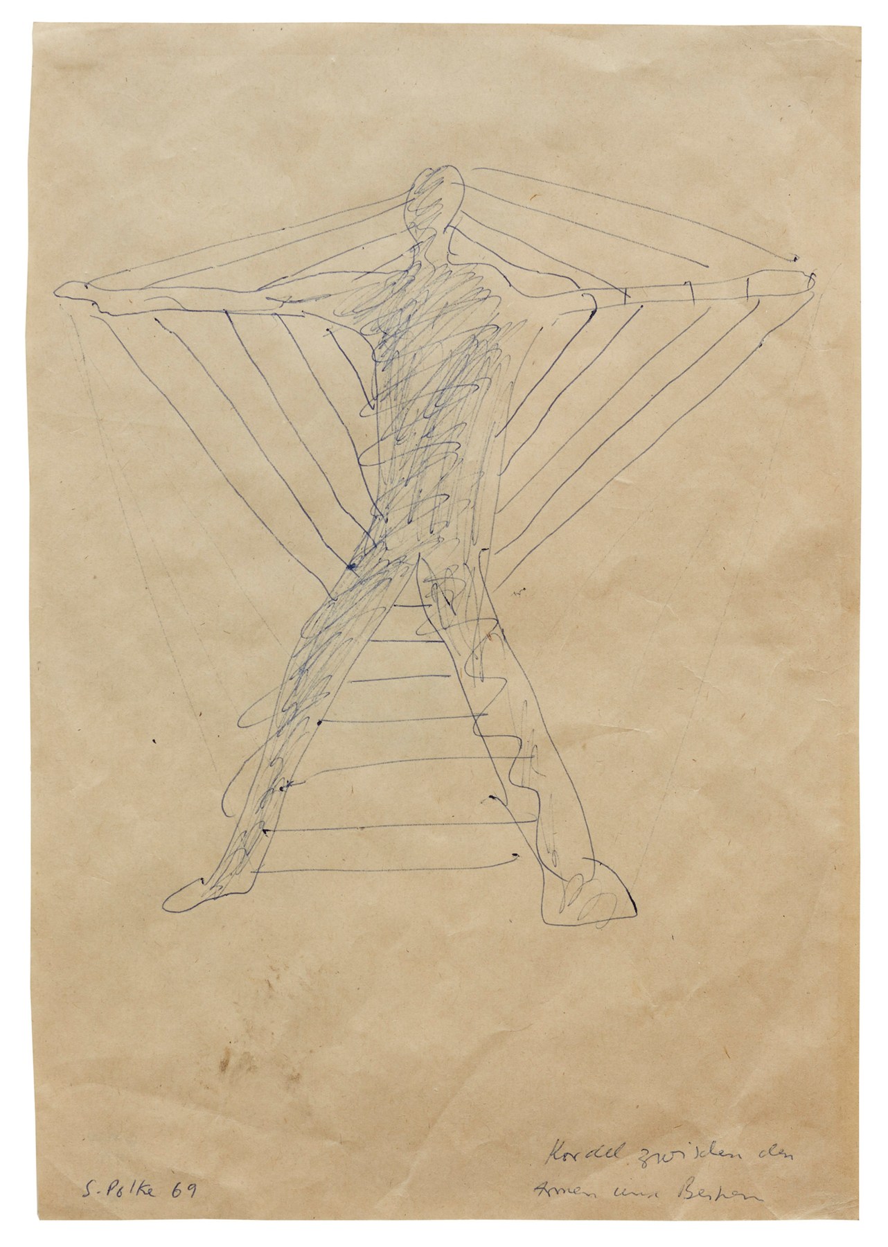 &quot;Cord Between Arms and Legs&quot;, 1969