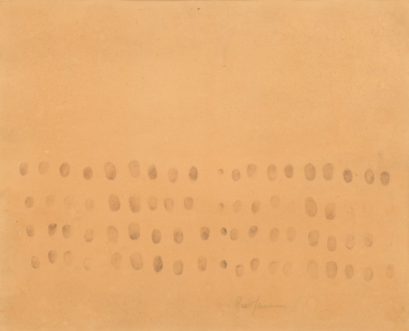 Piero Manzoni

&amp;ldquo;Impronte&amp;rdquo;, ca. 1961

Ink on paper

19 3/4 x 24 inches

50 x 61 cm

MAN 36

$200,000