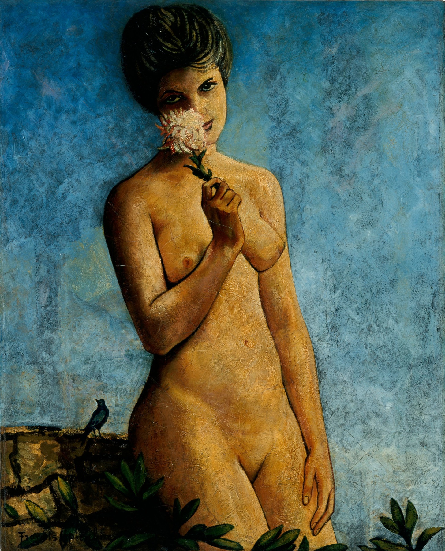 Francis Picabia "Femme aux chrysanthèmes", ca. 1942