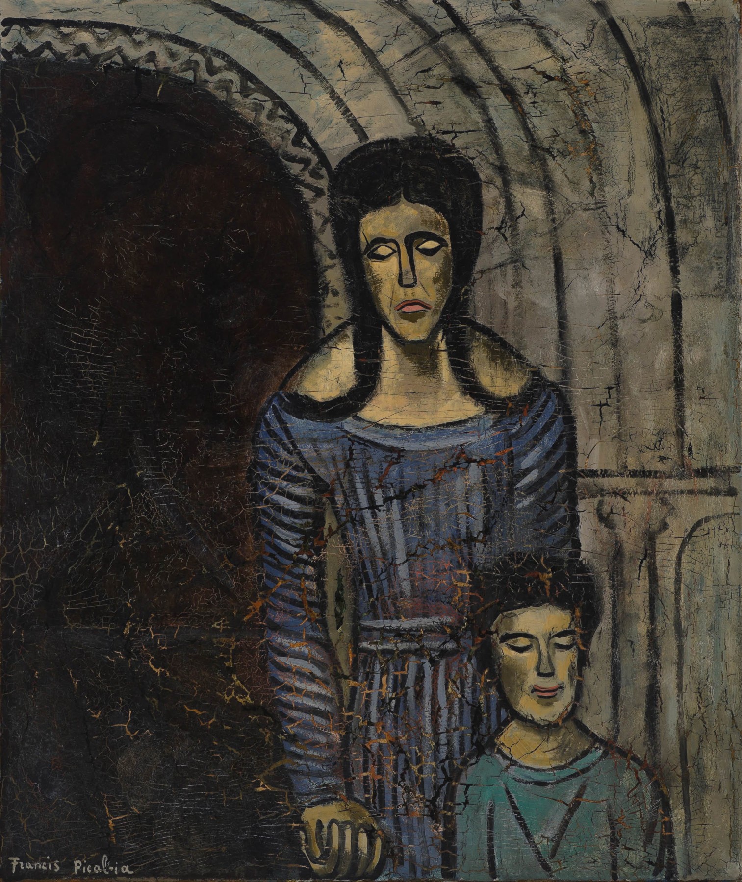 Francis Picabia

&amp;ldquo;M&amp;egrave;re et enfant&amp;rdquo;, ca. 1937

Oil on wood

39 1/2 x 33 1/2 inches

100.5 x 85 cm

PIC 151

$1,200,000