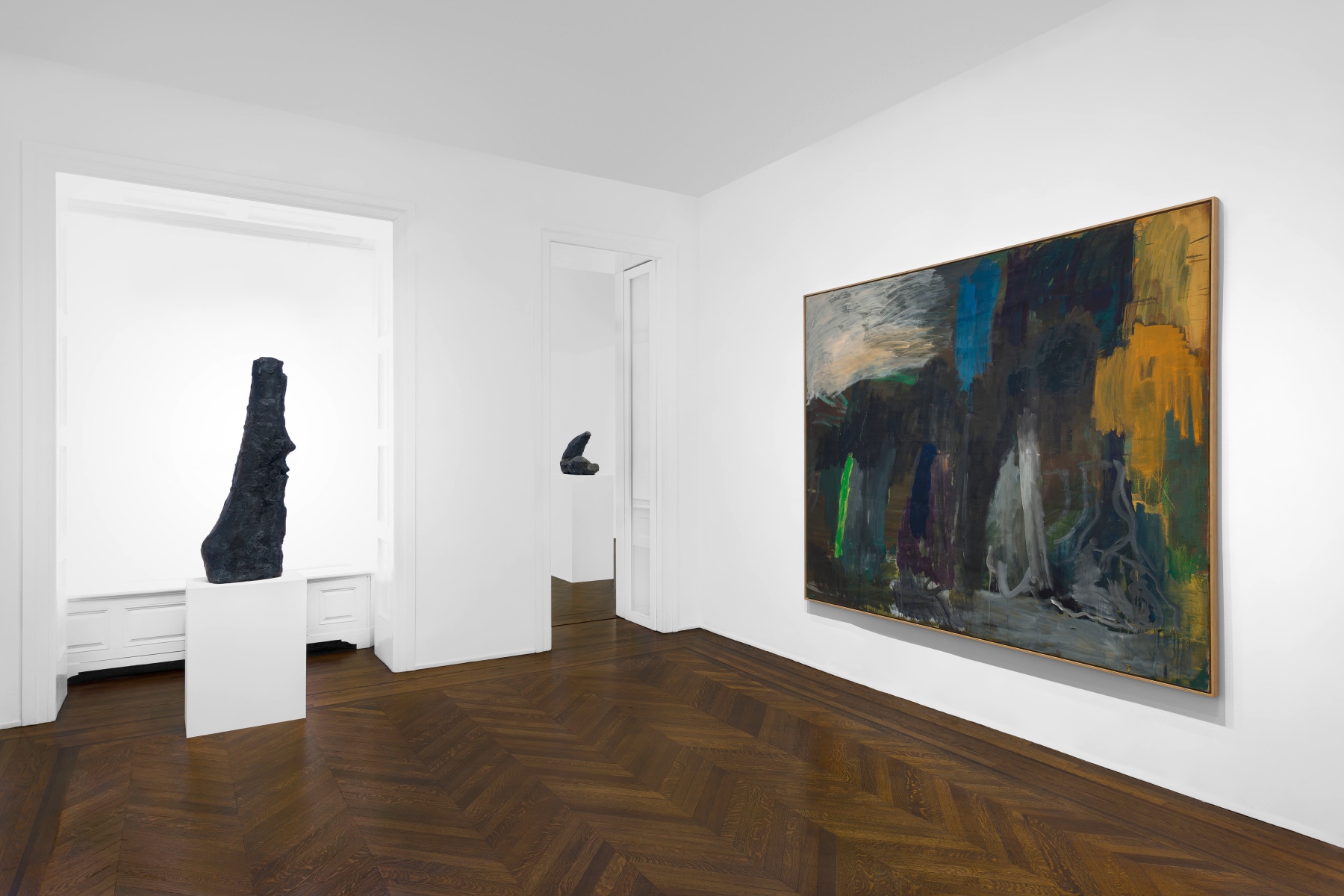 PER KIRKEBY, Paintings and Bronzes from the 1980s, New York, 2018, Installation Image 15