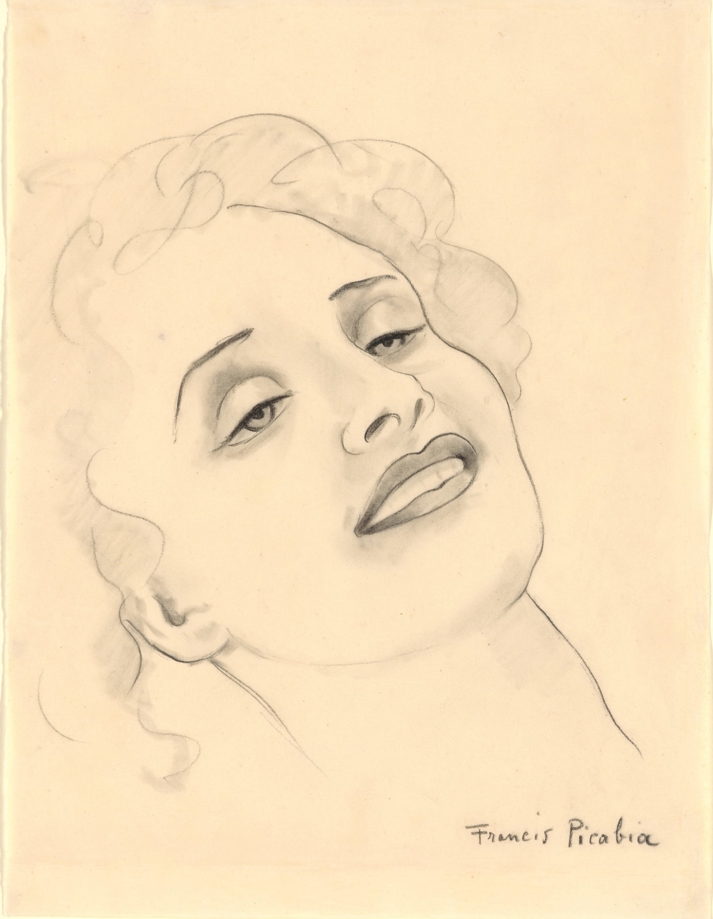 Francis Picabia

&amp;ldquo;T&amp;ecirc;te de femme&amp;rdquo;, ca. 1942

Pencil on paper

10 3/4 x 8 1/4 inches

27.5 x 21 cm

PIZ 151
