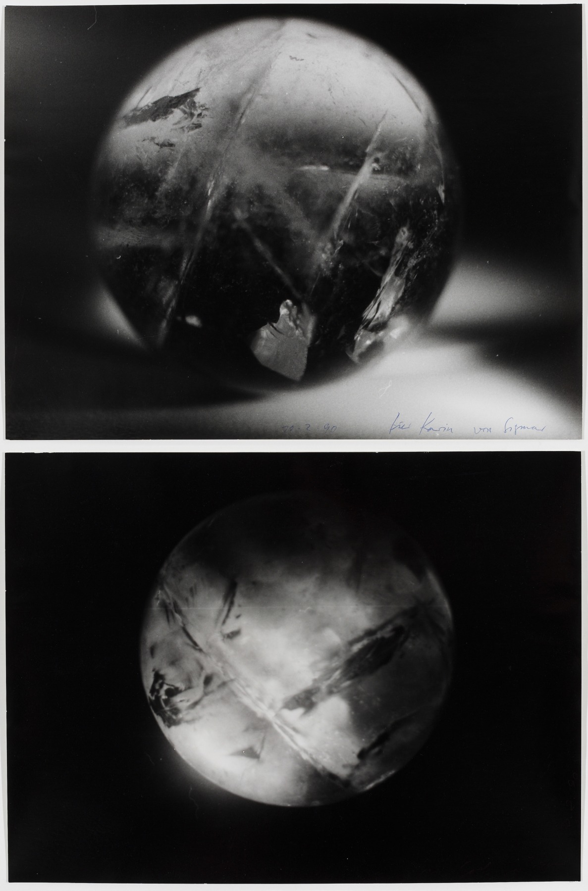 Sigmar Polke, “Untitled (Crystal Ball)”, 1990