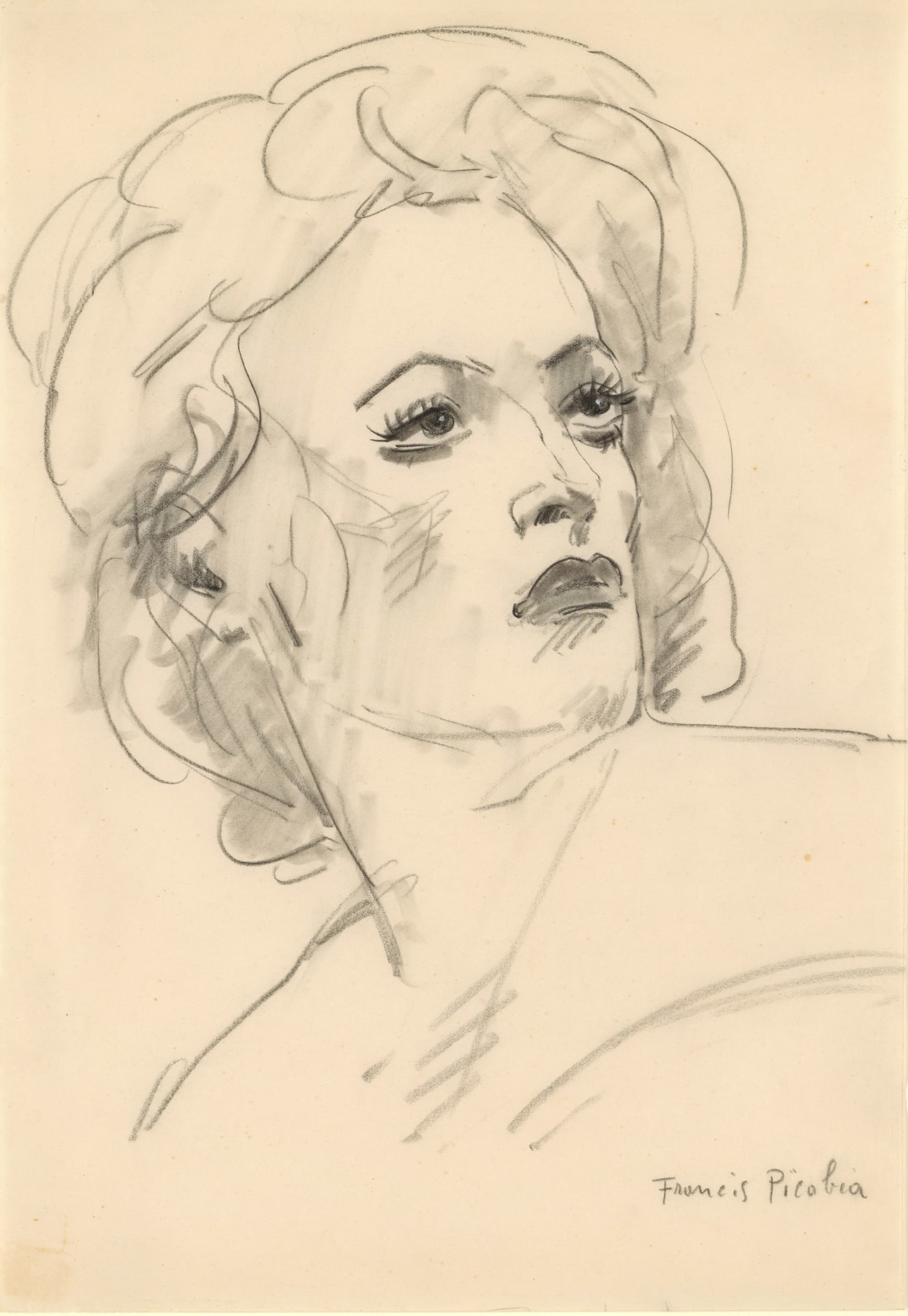 Francis Picabia

&amp;ldquo;Untitled&amp;rdquo;, ca. 1940-1942

Charcoal, pencil, gouache on paper

16 1/4 x 11 1/4 inches

41.5 x 28.5 cm

PIZ 160