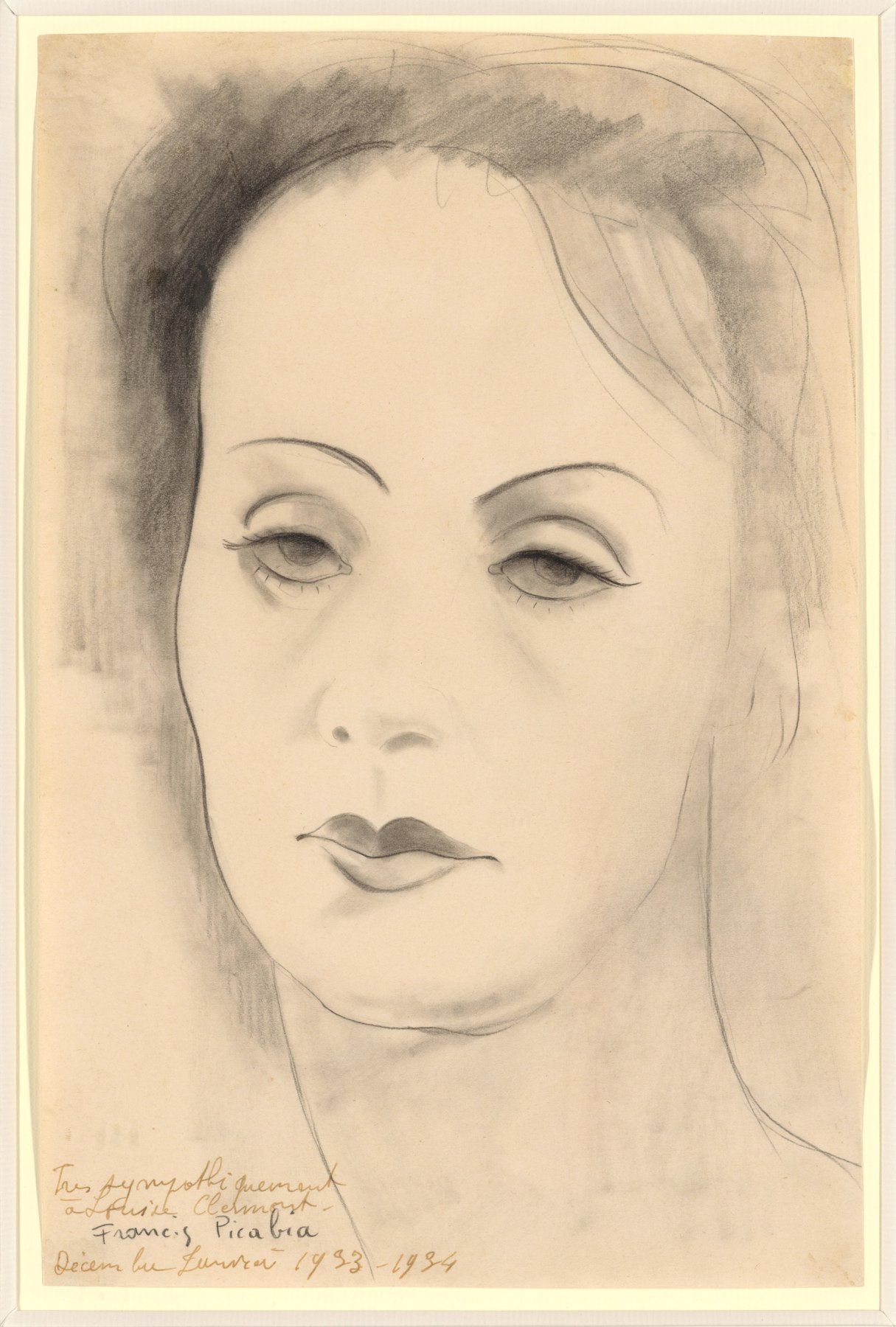 Francis Picabia

&amp;ldquo;Untitled (Portrait de Greta Garbo)&amp;rdquo;, ca. 1933&amp;ndash;1934

Pencil on paper

11 1/2 x 7 1/2 inches

29.5 x 19.5 cm

PIZ 161