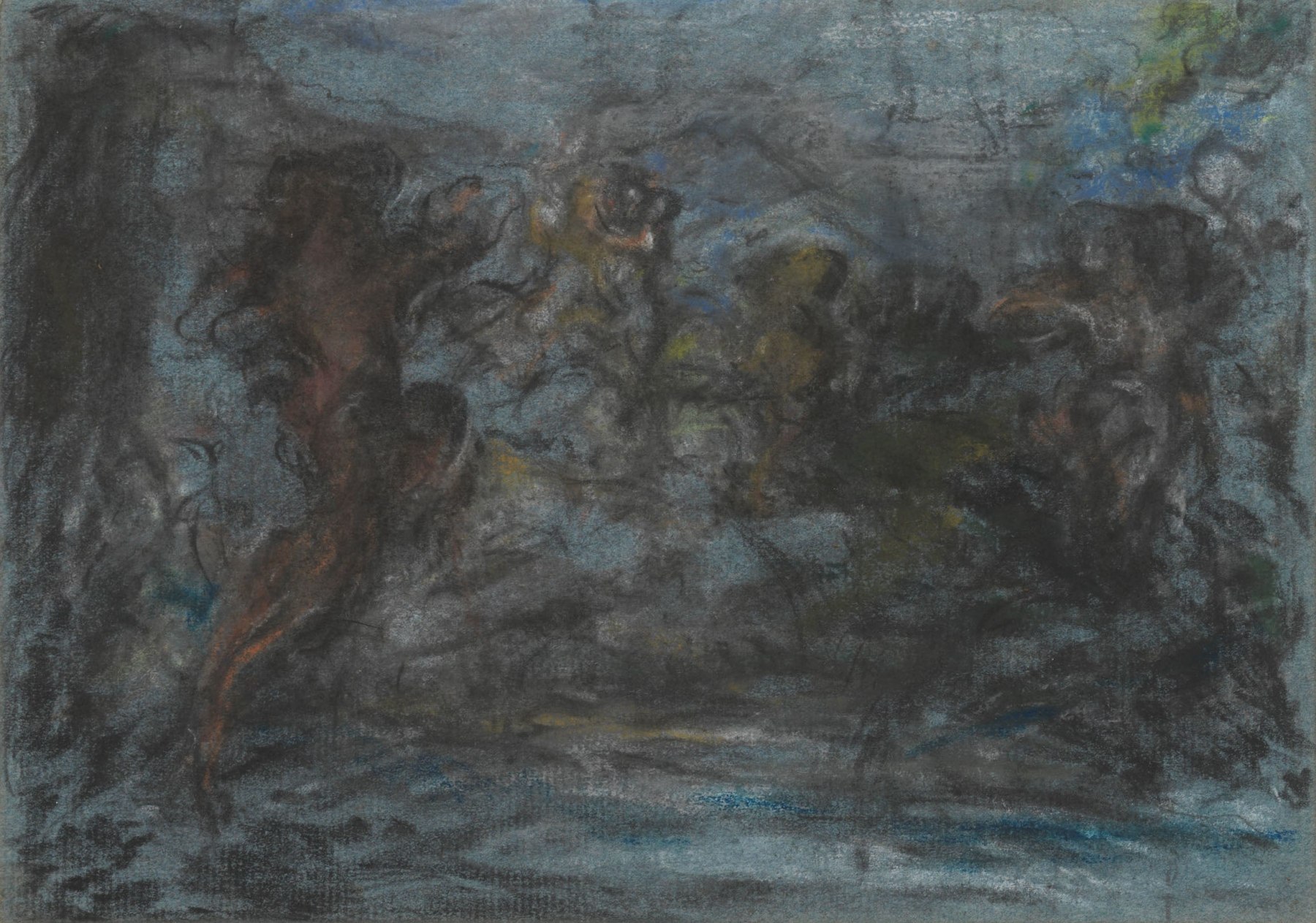 Ker-Xavier Roussel

&amp;ldquo;Bacchanale ou L&amp;rsquo;Enl&amp;egrave;vement de D&amp;eacute;janire&amp;rdquo;, ca. 1909-1910

Pastel, charcoal on paper

6 x 8 1/4 inches

15 x 21 cm

DIV 229

SOLD