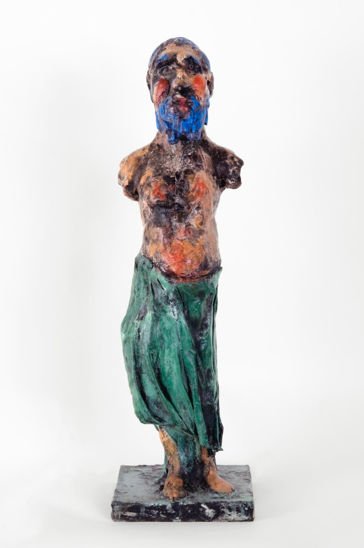 Markus L&amp;uuml;pertz

&amp;ldquo;Philosoph (Philosopher)&amp;rdquo;, 2010

Bronze

From an edition of 6 + 1 AP

Each hand-painted

26 1/2 x 7 3/4 x 7 3/4 inches

67 x 19 x 18 cm

MLP 245

$120,000