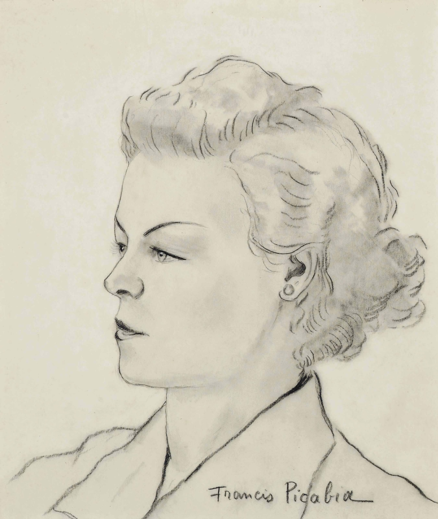 Francis Picabia, &ldquo;Untitled (Visage de femme)&rdquo;, ca. 1940-1942