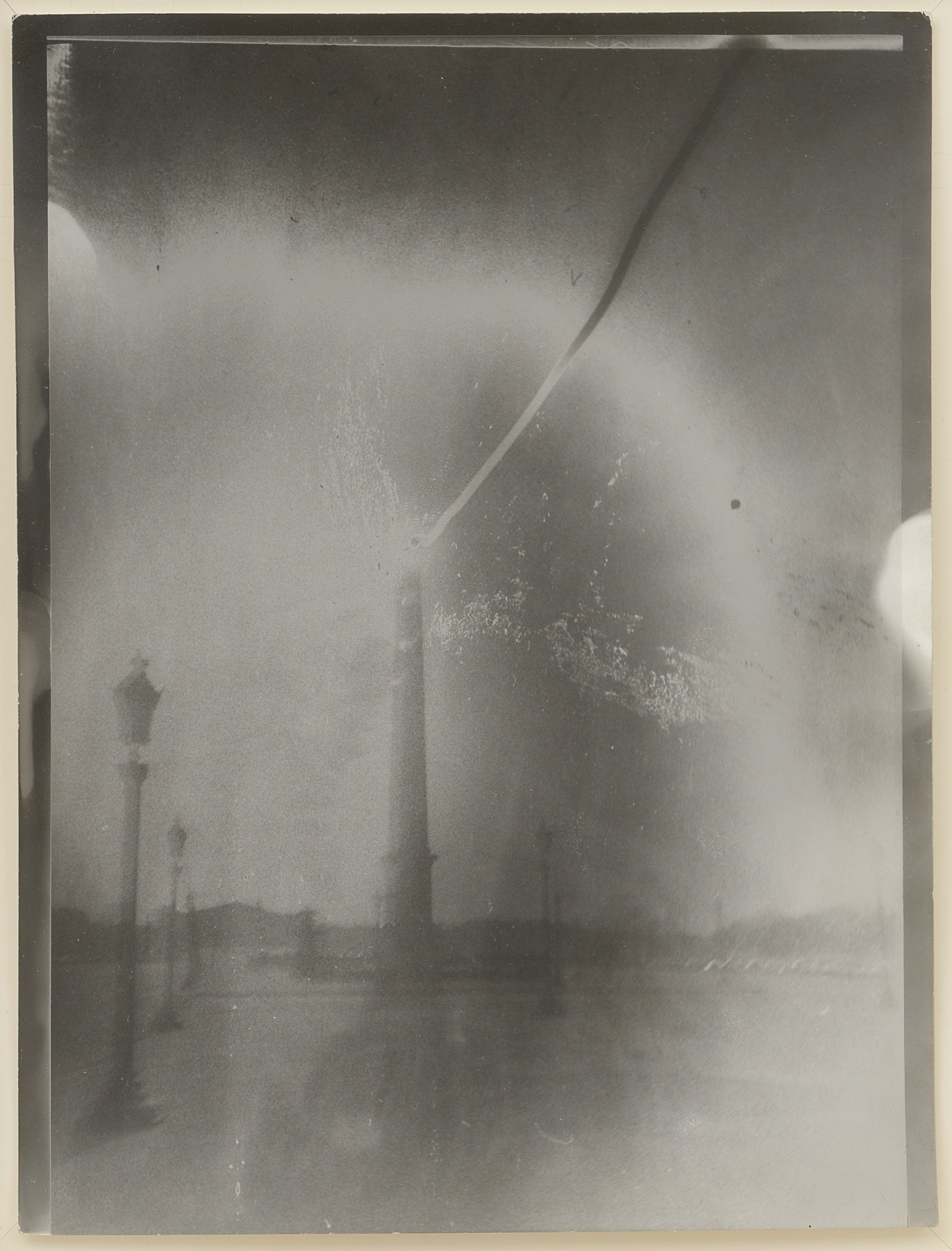 Sigmar Polke, “Paris (Lamp Post)”, 1971