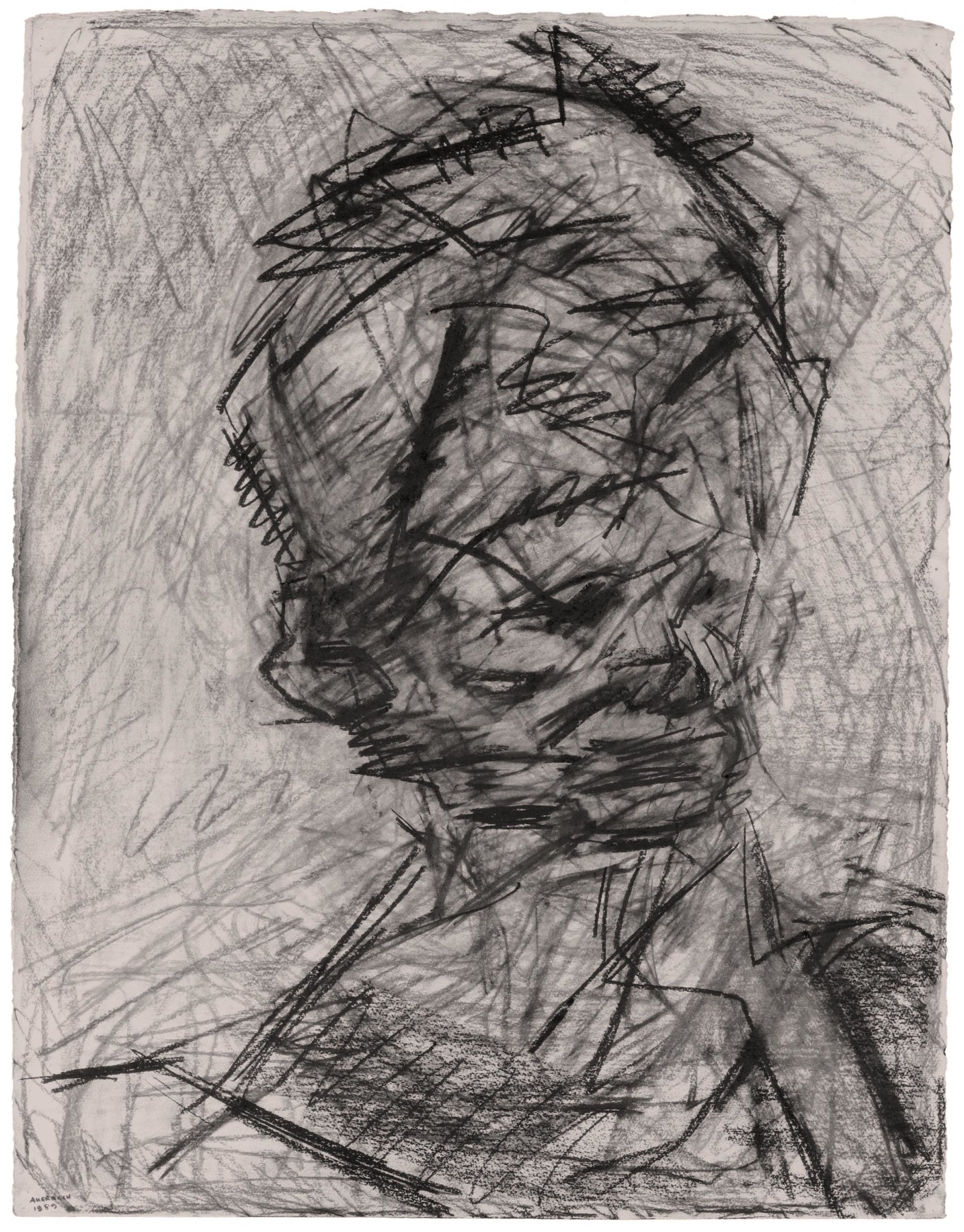 Frank Auerbach, “Head of Julia”, 1989