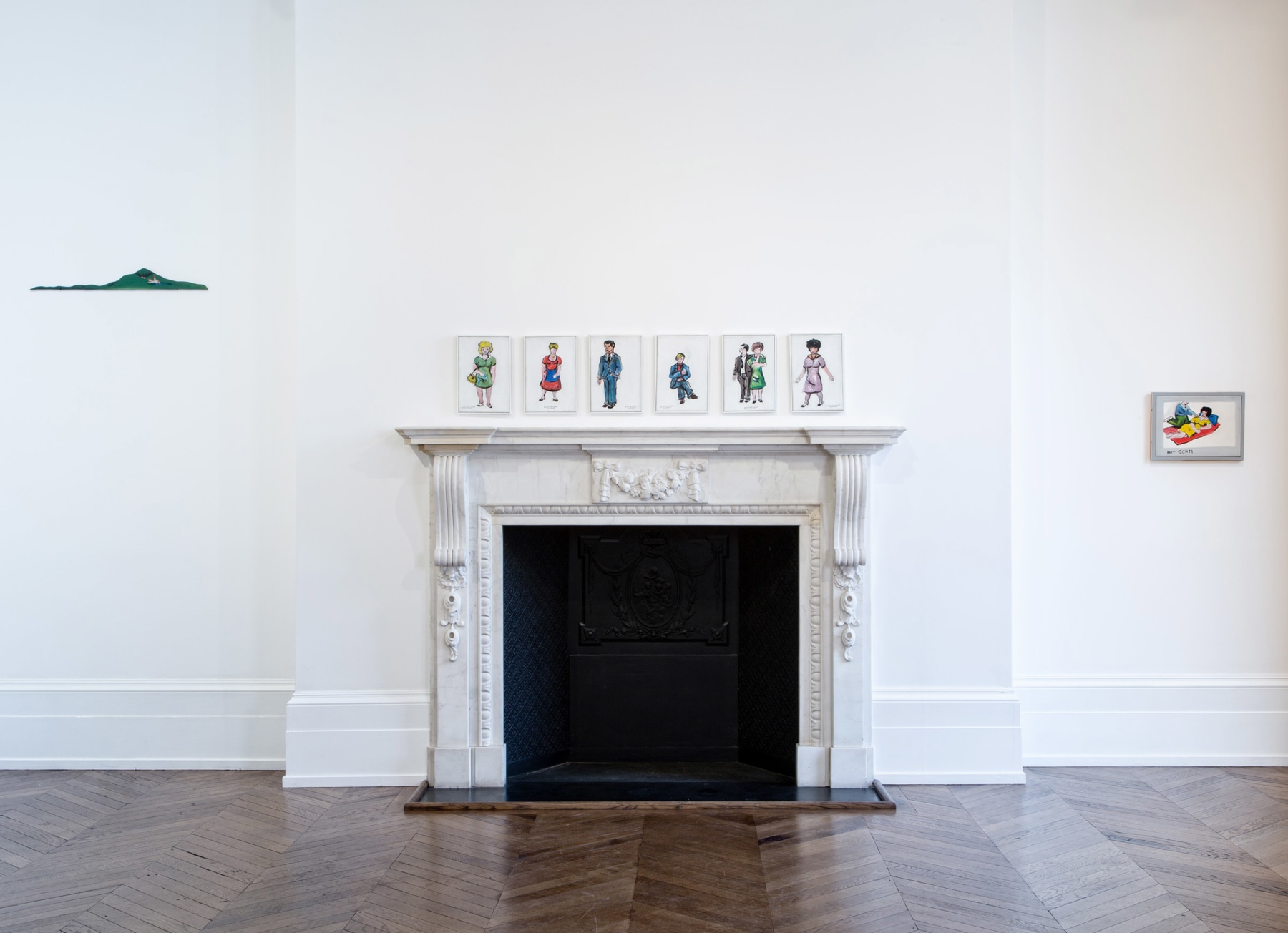 J&Ouml;RG IMMENDORFF LIDL Works and Performances from the 60s and Late Paintings after Hogarth 12 May through 2 July 2016 MAYFAIR, LONDON, Installation View 9