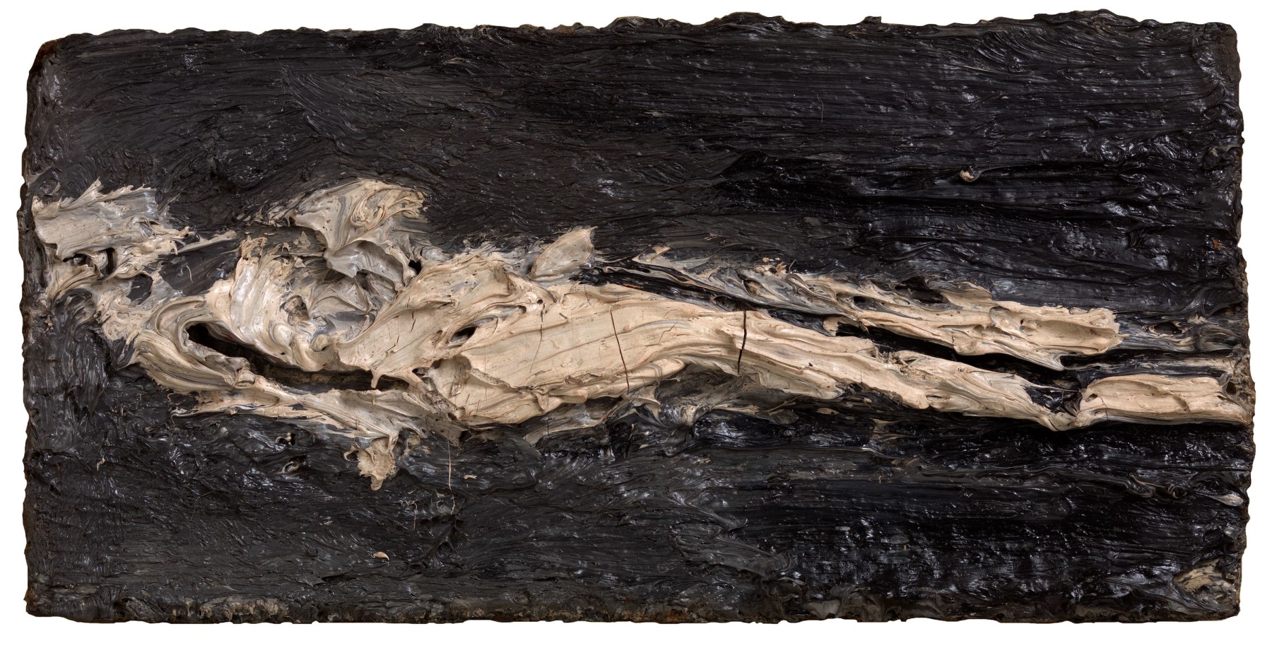 Frank Auerbach, “Nude on a Bed”, ca. 1961-1962