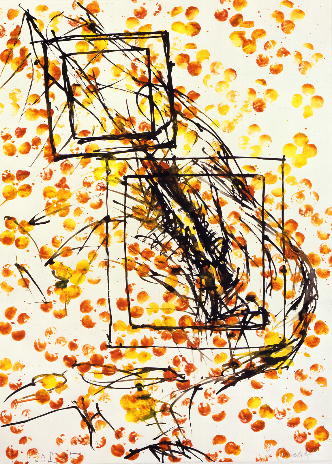 Georg Baselitz, Untitled (Nude), 1995