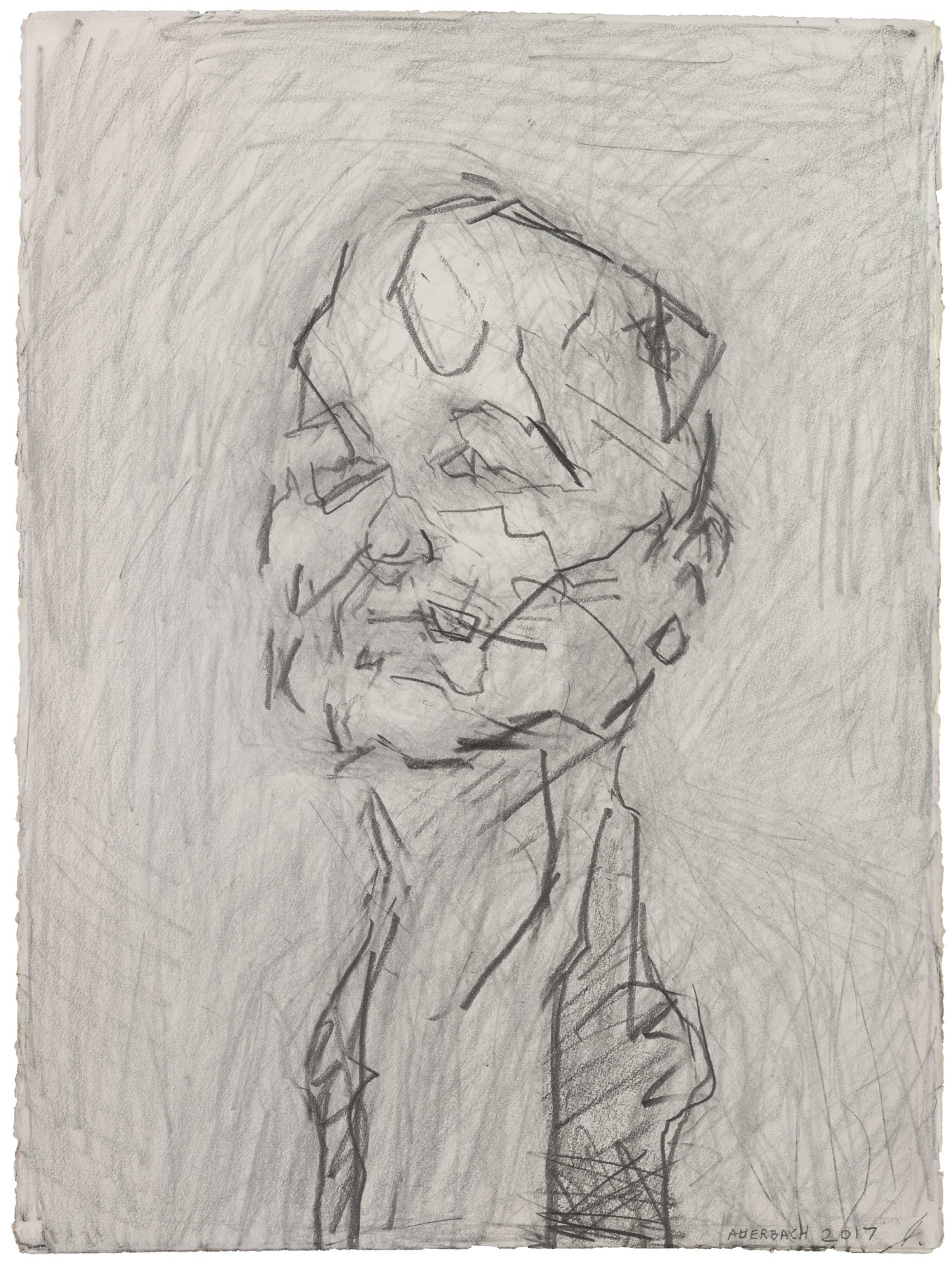 Frank Auerbach, “Self-Portrait”, 2017
