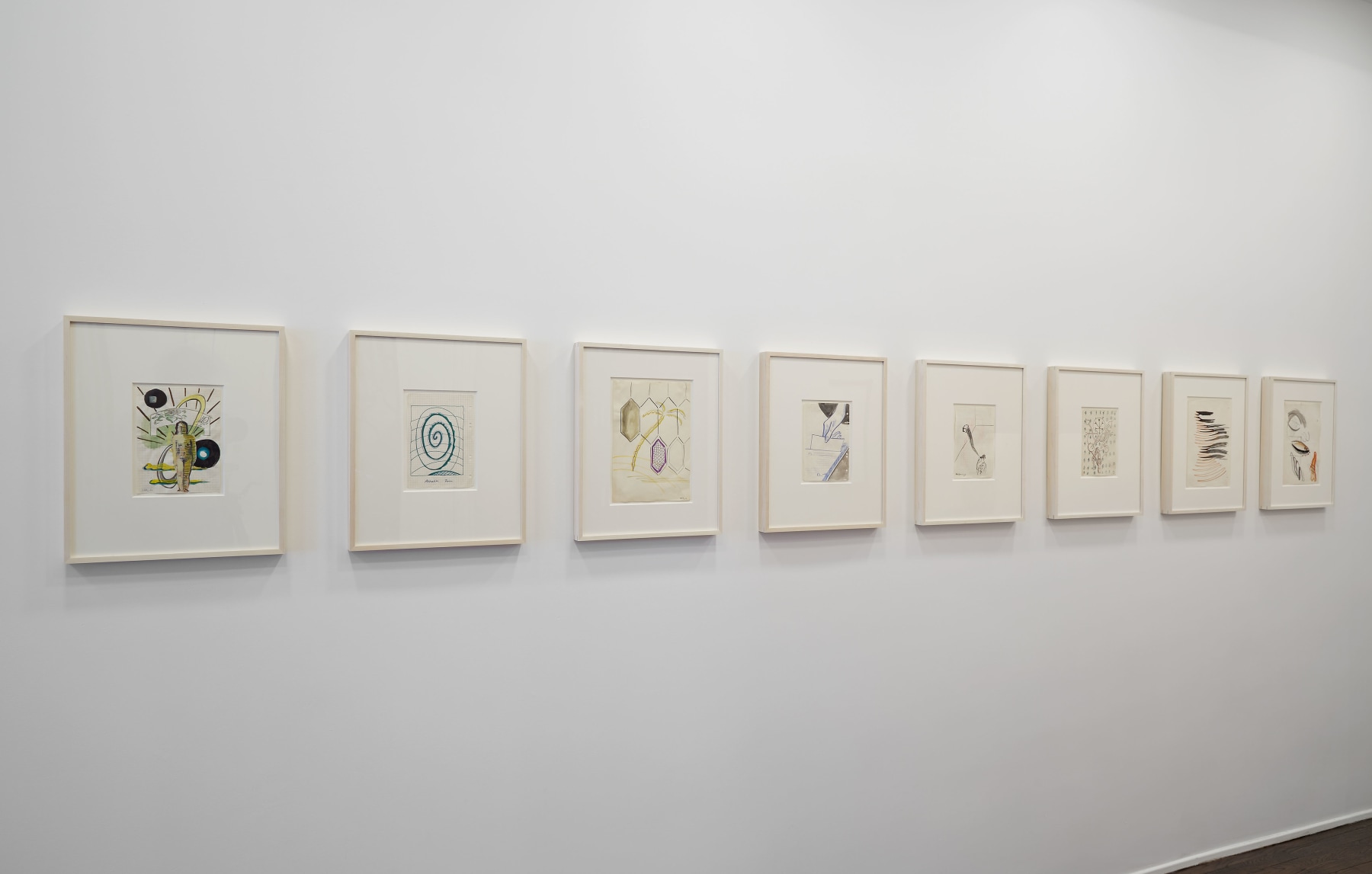 Sigmar Polke, Early Works on Paper, New York, 2014, Installation Image 10