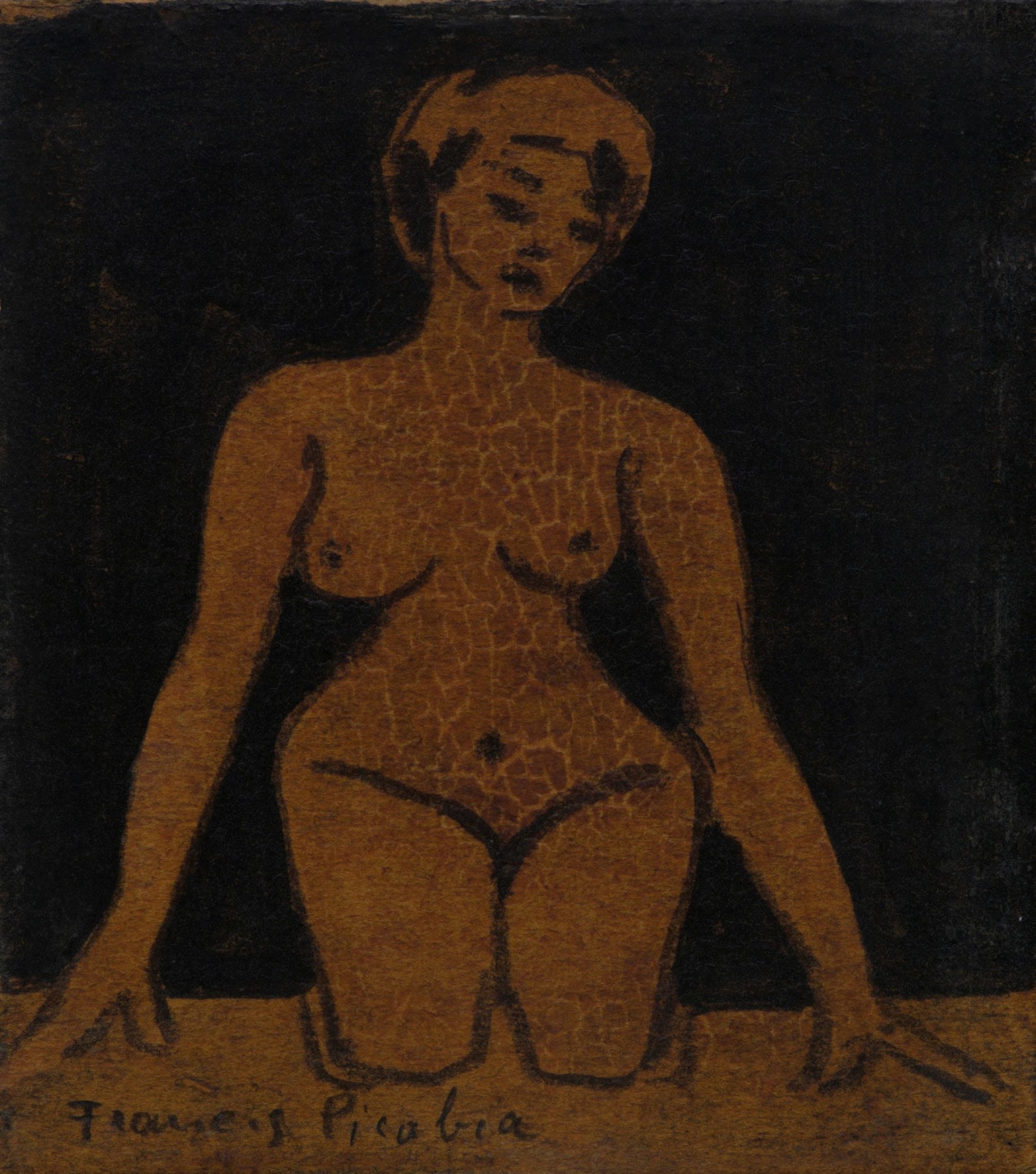 Francis Picabia, “Tableau de poche (Nu)”, 1942