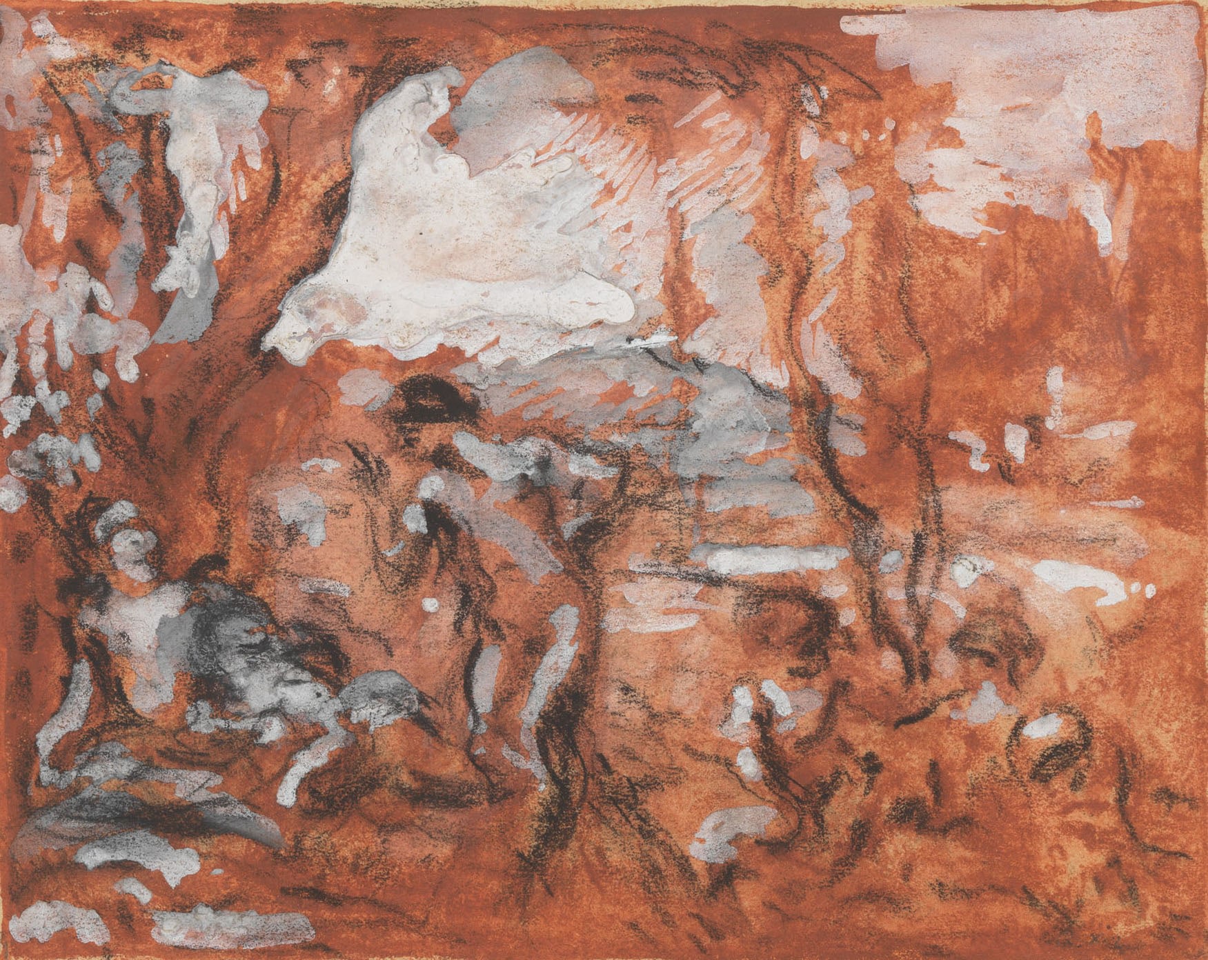 Ker-Xavier Roussel

&amp;ldquo;Mars et V&amp;eacute;nus&amp;rdquo;, ca. 1912-1913

Gouache, charcoal, chalk on paper

6 1/2 x 7 inches

16.5 x 18 cm

DIV 220

$18,000