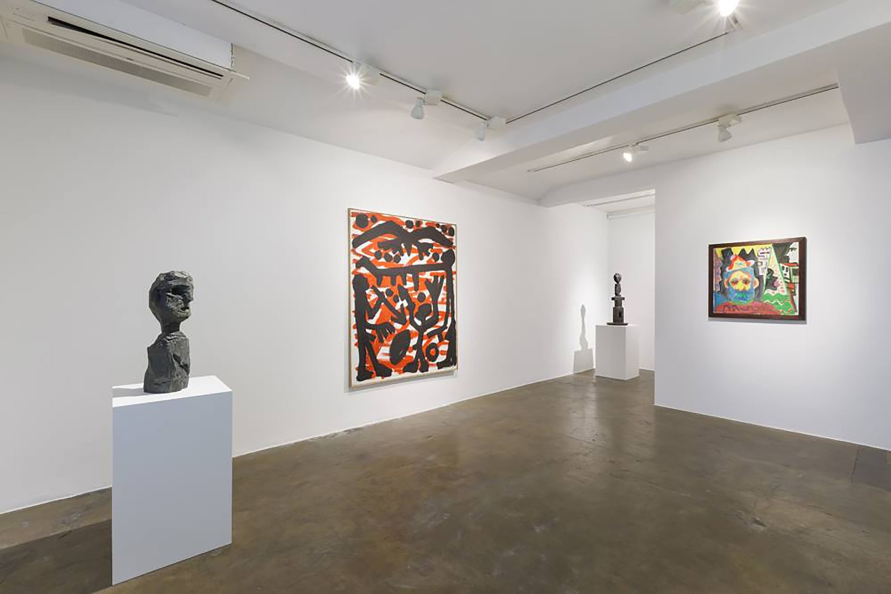 Installation view, Markus Lüpertz and A.R. Penck in Dialogue, Eugean Lee Gallery, Seoul, 2016