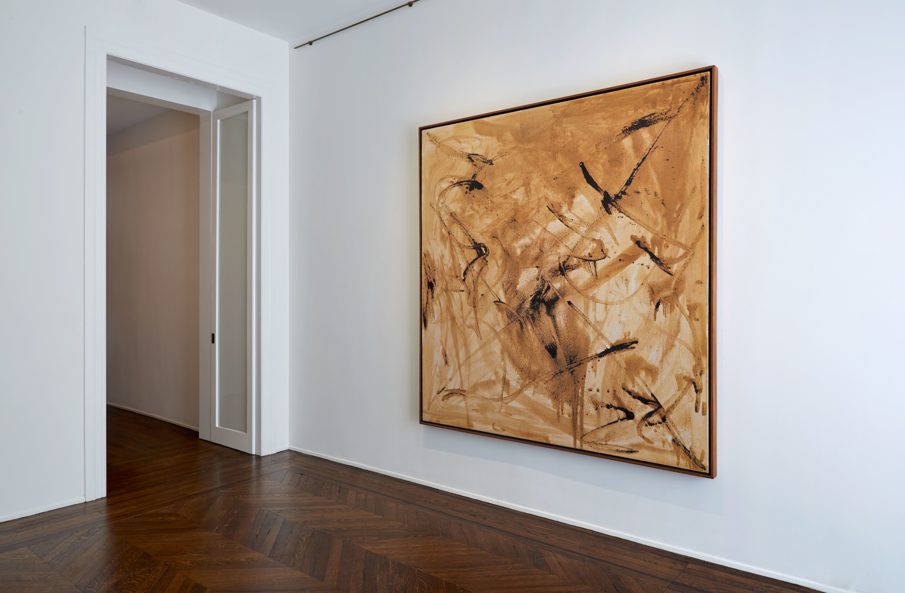 Sigmar Polke, Silver Paintings, New York, 2015, Installation Image 5