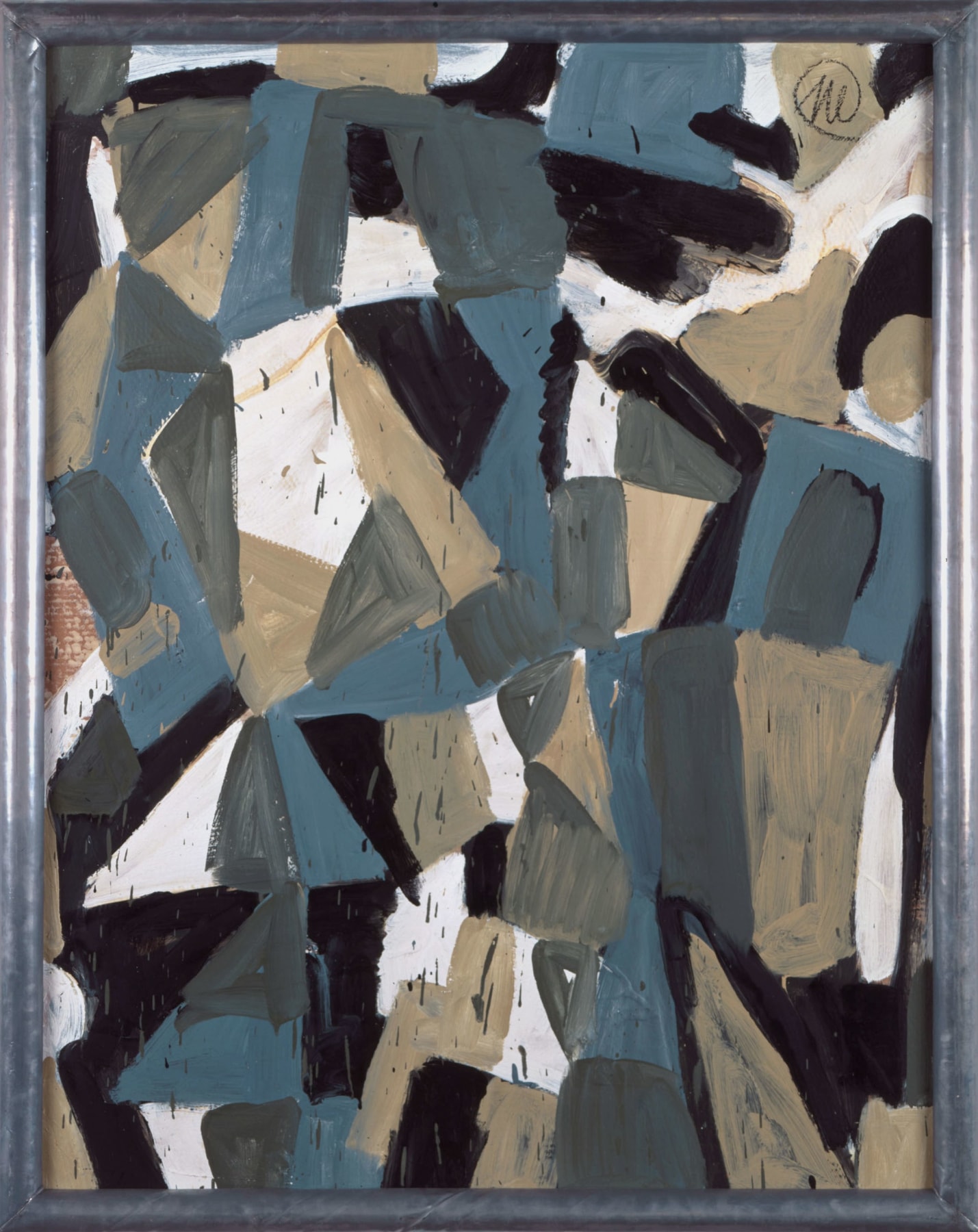 Markus L&amp;uuml;pertz

&amp;ldquo;Erregtes Gem&amp;uuml;t (Impassioned Temper)&amp;rdquo;, 1990

Oil on cardboard in artist&amp;rsquo;s frame

48 x 38 1/4 inches

122 x 97 cm

ML 930