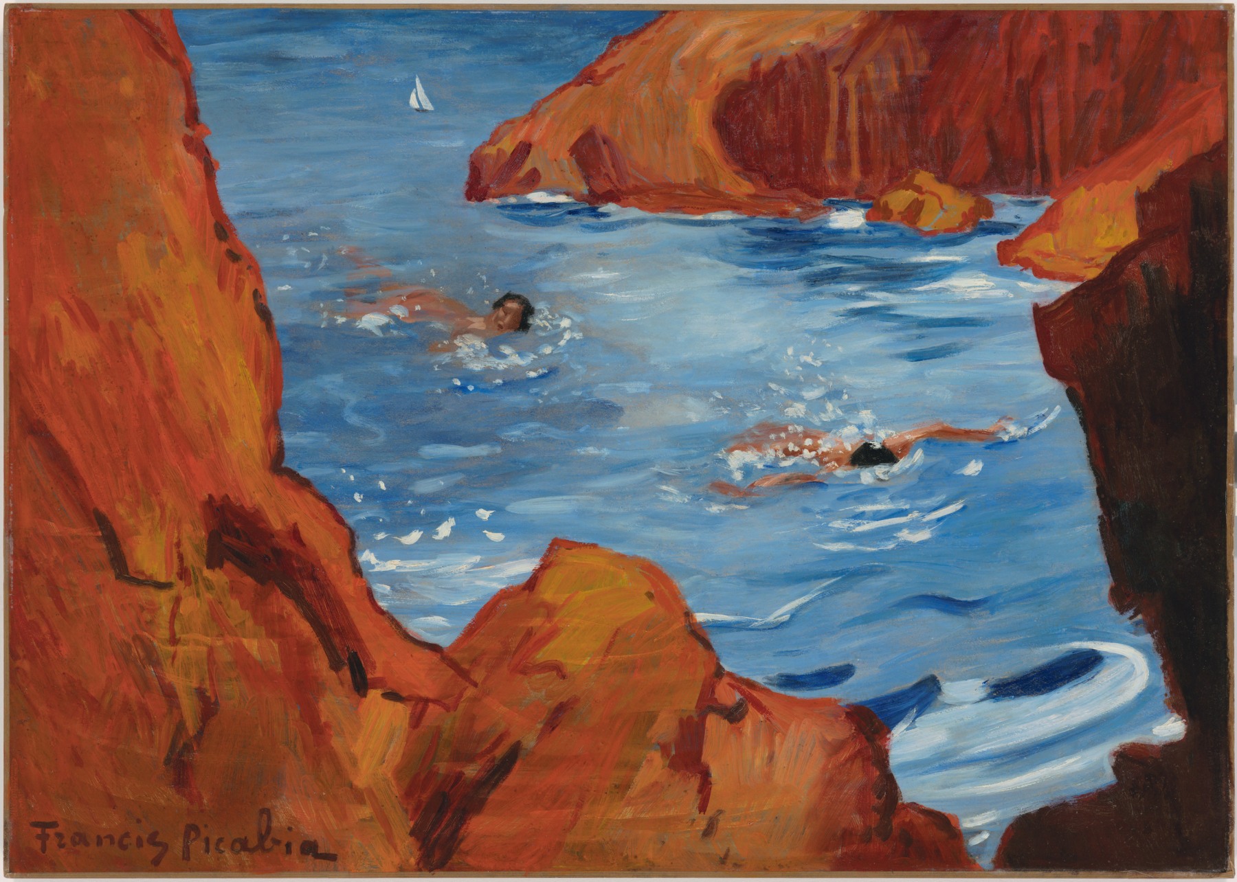 Francis Picabia

&amp;ldquo;Les Calanques&amp;rdquo;, ca. 1942-1943

Oil on board mounted on wood

29 3/4 x 41 1/2 inches

75.5 x 105 cm

PIC 213