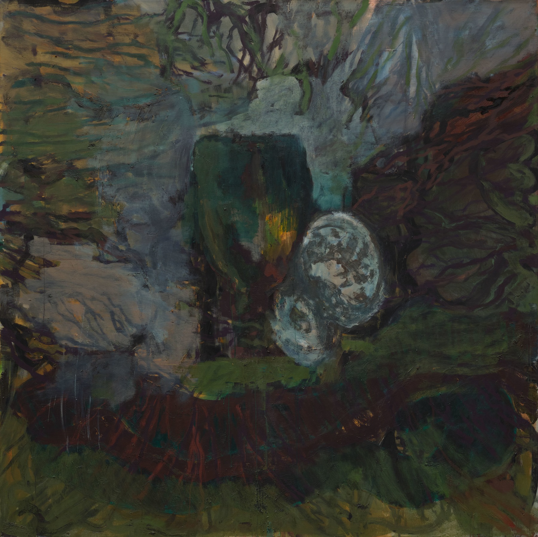 Per Kirkeby, “Fram im Hafen (Fram in the Harbour)”, 2005