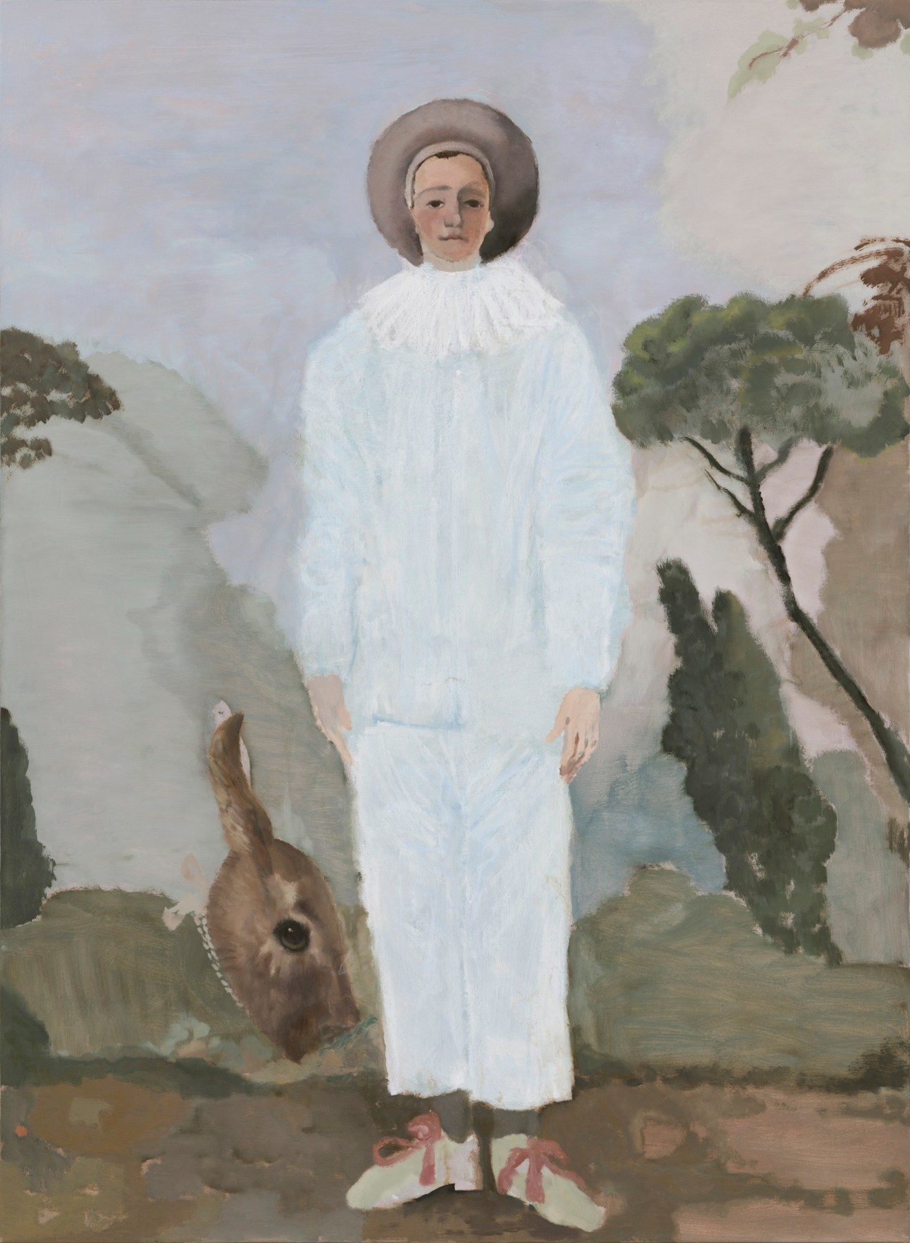 Sanya Kantarovsky, “Stage (Watteau)”, 2025