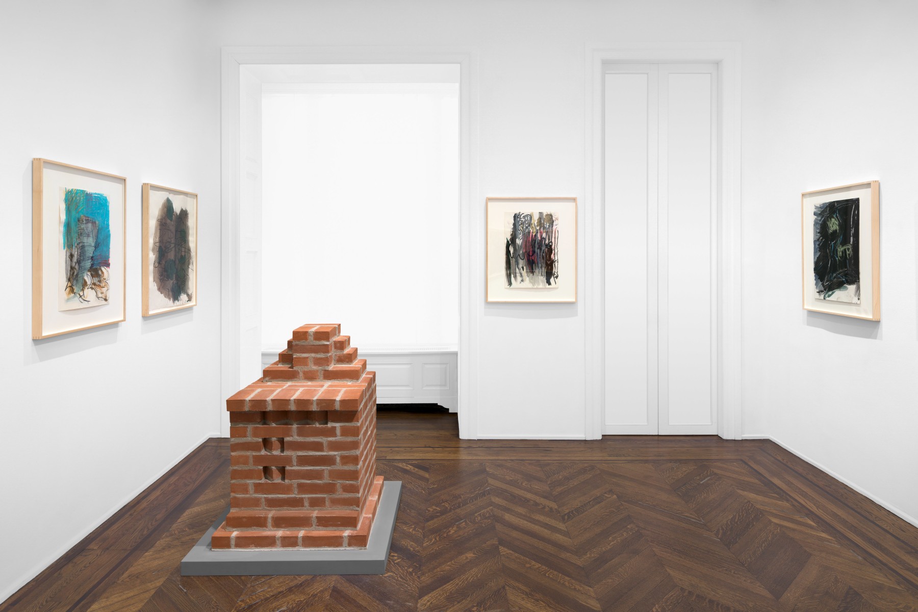 PER KIRKEBY Works on Paper, Works in Brick 20 November 2019 through 25 January 2020 UPPER EAST SIDE, NEW YORK, Installation View 14