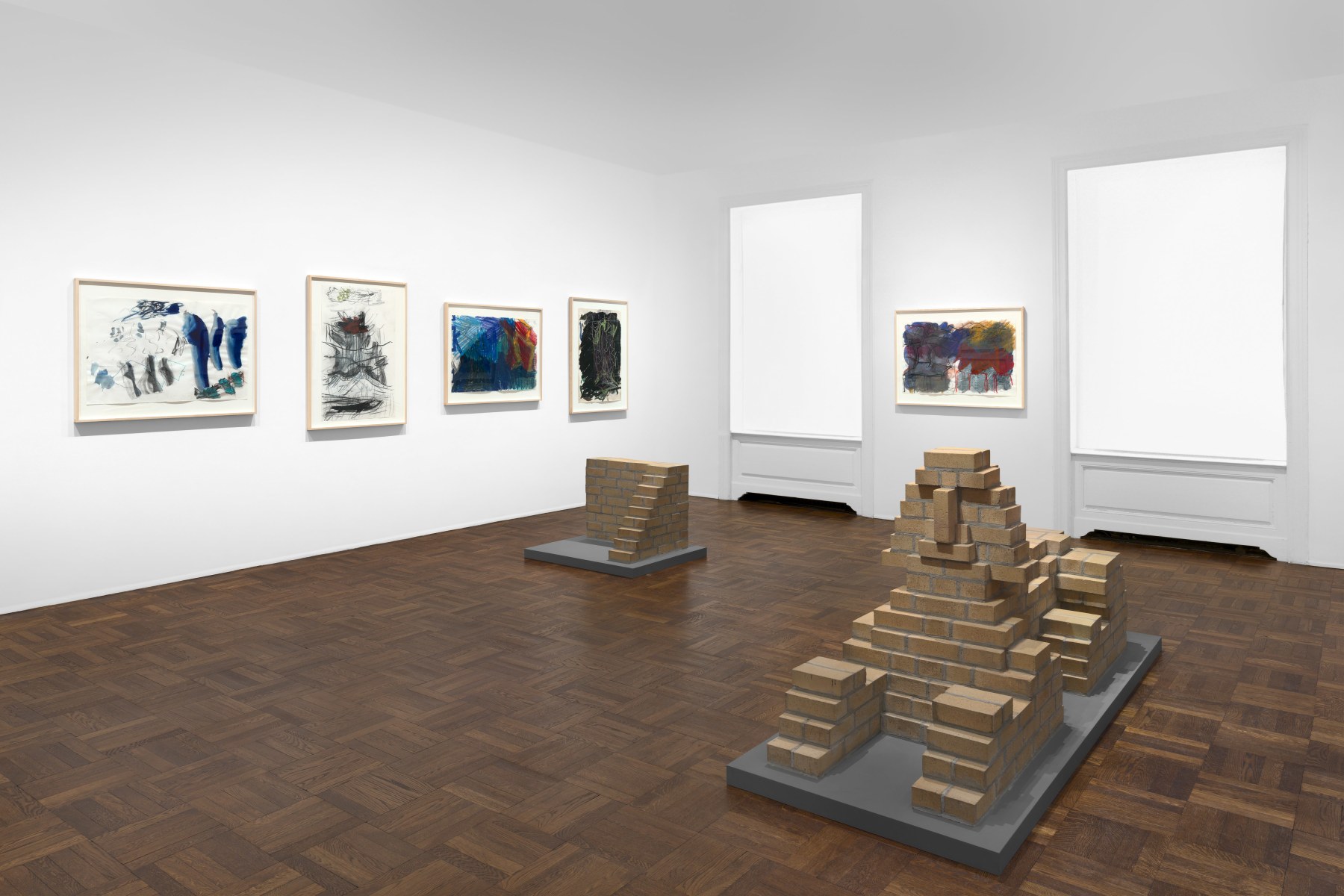 PER KIRKEBY Works on Paper, Works in Brick 20 November 2019 through 25 January 2020 UPPER EAST SIDE, NEW YORK, Installation View 9