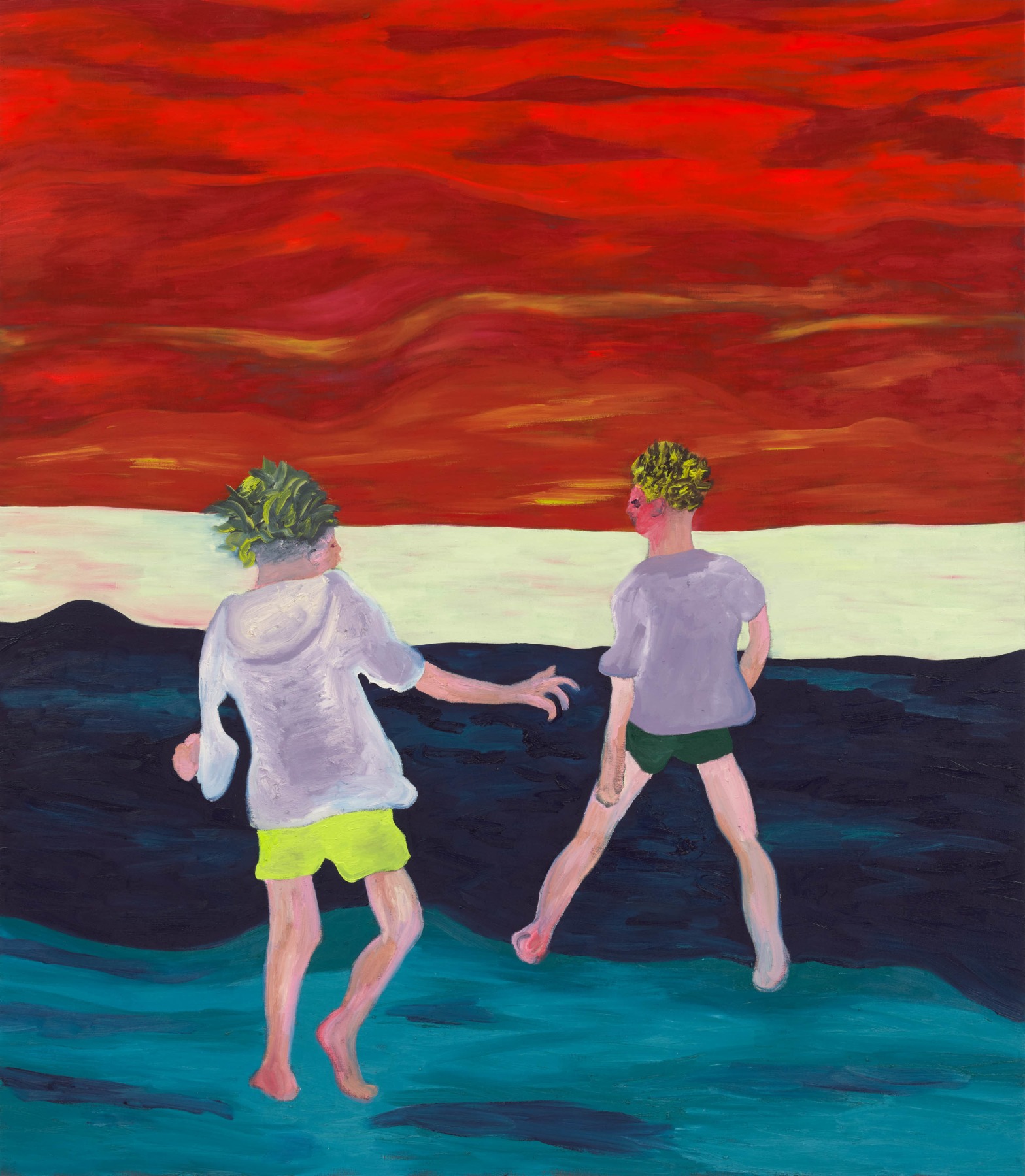 Florian Krewer

&amp;ldquo;no looking back&amp;rdquo;, 2024

Oil on linen

92 x 80 inches

233.5 x 203 cm

KRE 314

SOLD