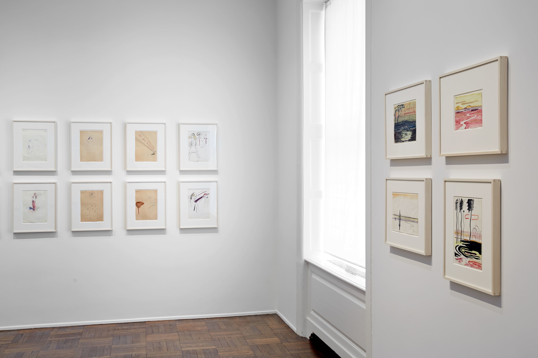 Sigmar Polke, Early Works on Paper, New York, 2014, Installation Image 5