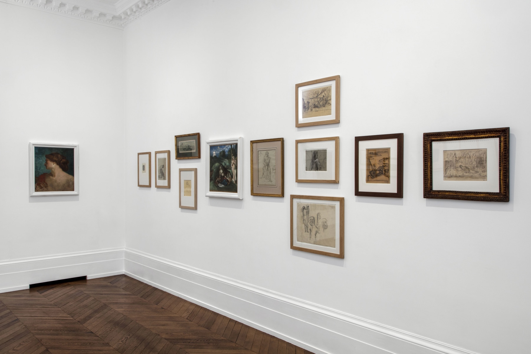 PIERRE PUVIS DE CHAVANNES, Works on Paper and Paintings, London, 2018, Installation Image 4