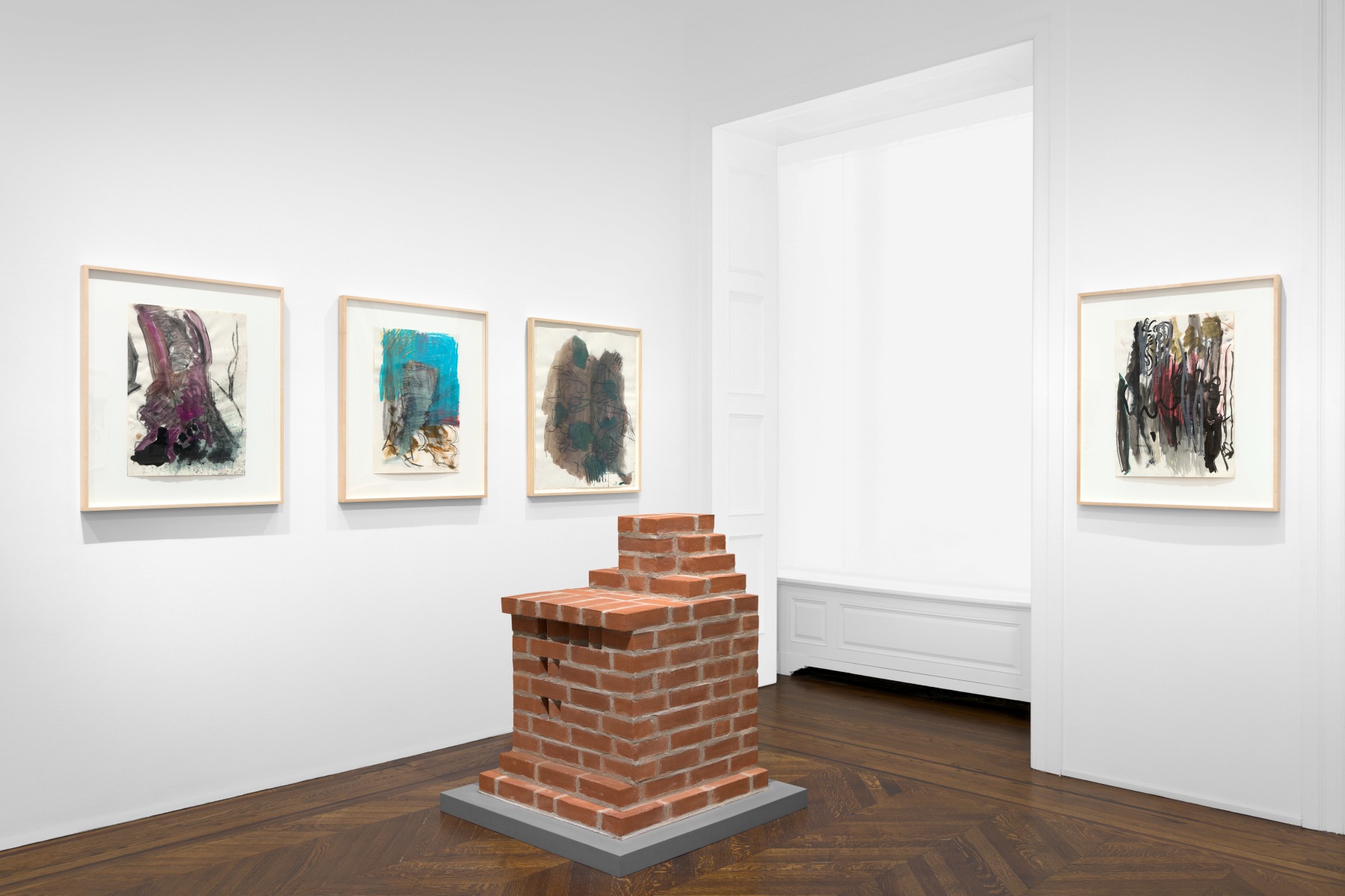 PER KIRKEBY Works on Paper, Works in Brick 20 November 2019 through 25 January 2020 UPPER EAST SIDE, NEW YORK, Installation View 15