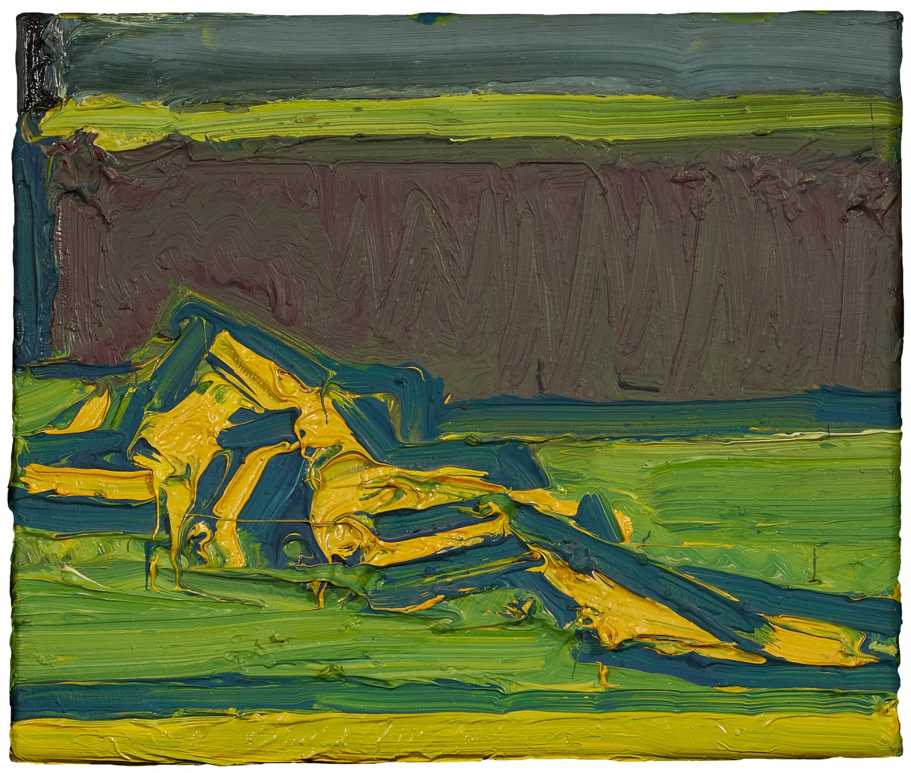 Frank Auerbach, “Figure on a Bed”, 1968