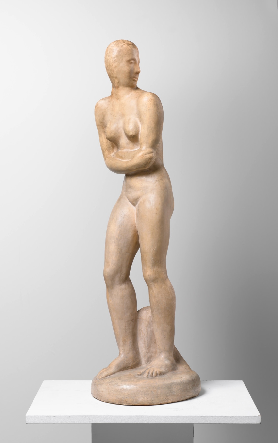 Wilhelm Lehmbruck, &ldquo;R&uuml;ckblickende (Woman Looking Back)&rdquo;, 1914, cast ca. 1920