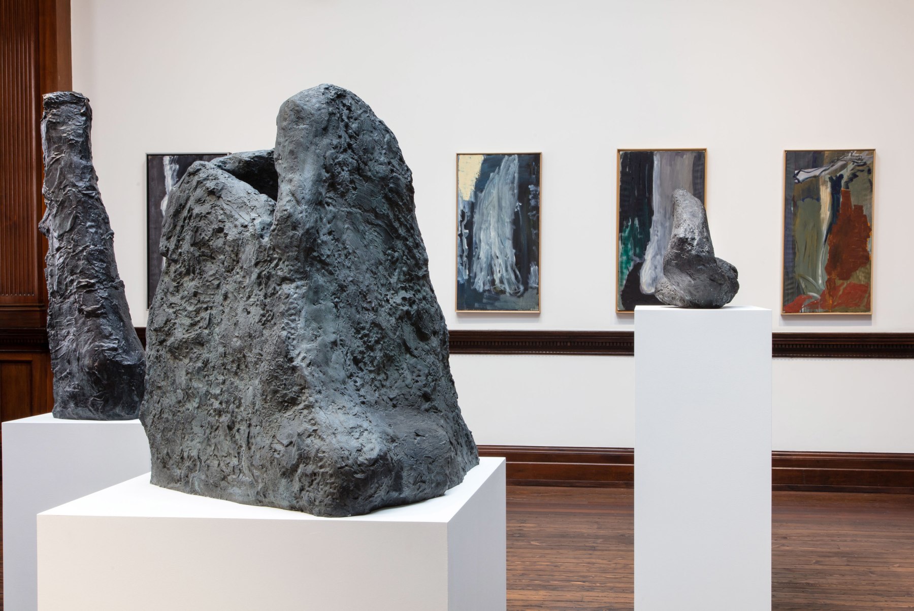 Per Kirkeby, Paintings and Bronzes from the 1980s, London, 2017, Installation Image 10