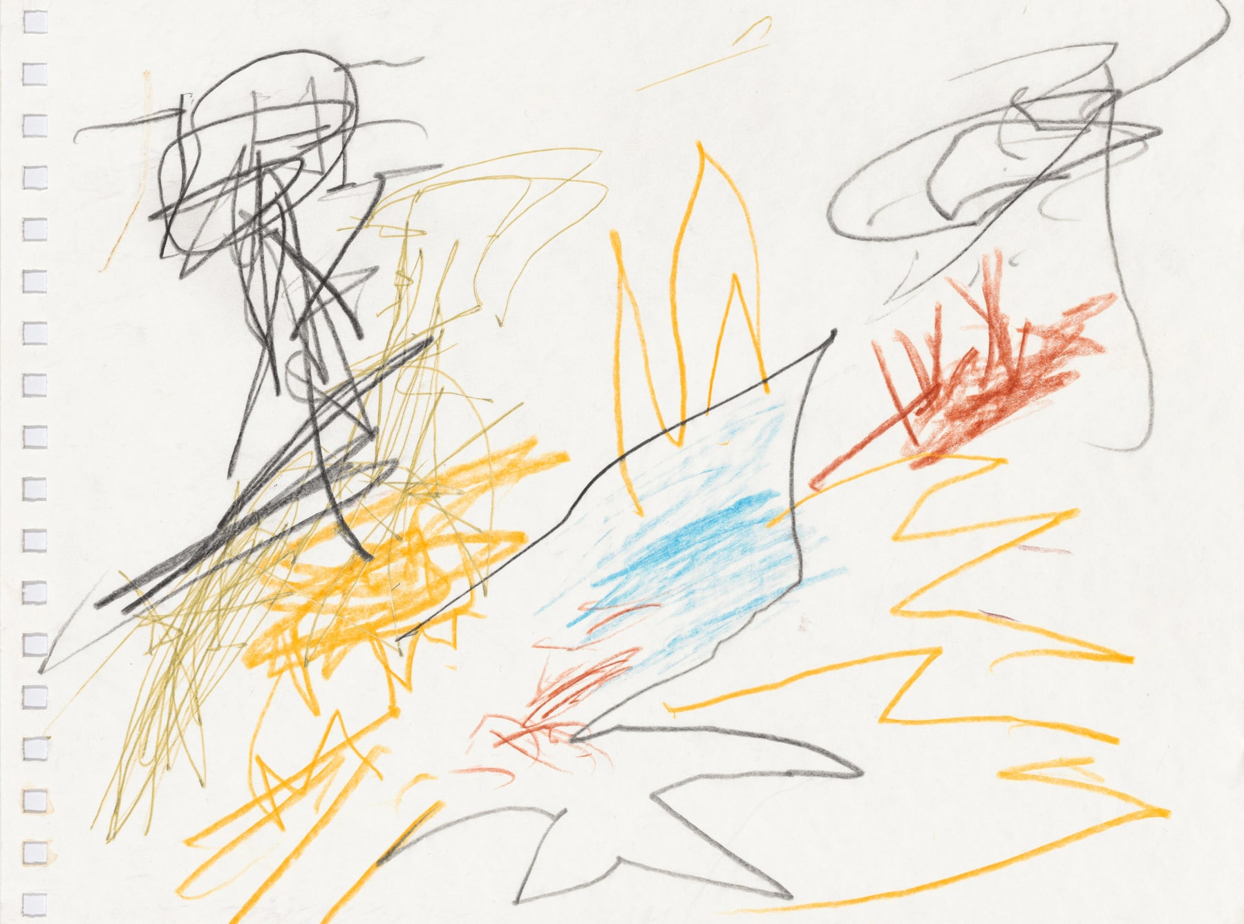 &quot;Untitled&quot;, 1999-2000 Colored pencil, pen on paper