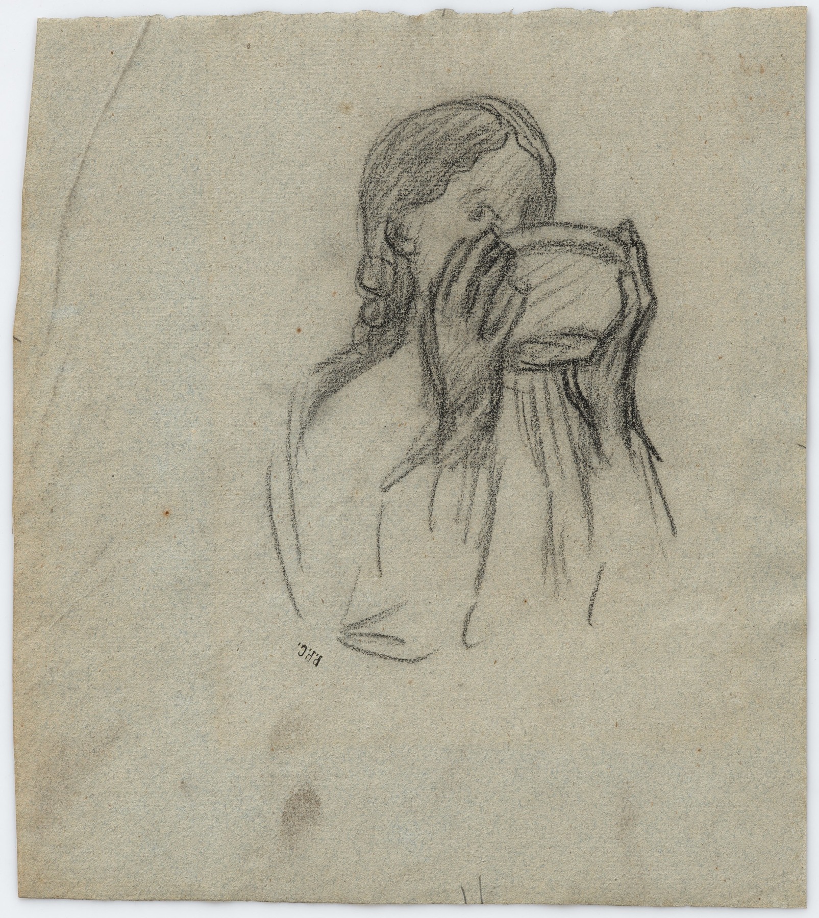 Pierre Puvis de Chavannes
&amp;ldquo;Untitled&amp;rdquo;, ca. 1873-1875
Pencil on paper
9 1/4 x 8 inches
23.5 x 20.5 cm
PCZ 11