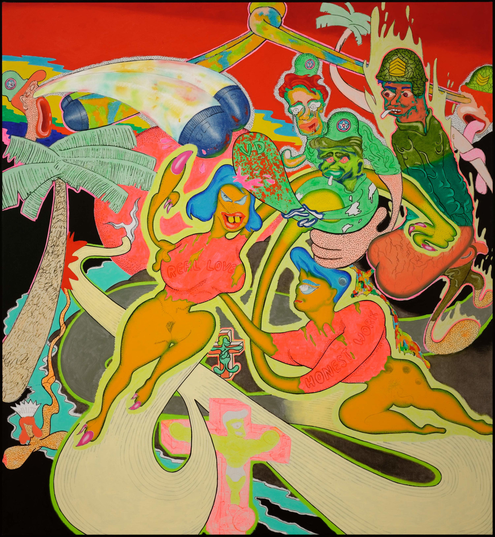 “Peter Saul, Murder in the Kitchen, Early Works” - Michael Werner Gallery, New York - Viewing Room - Michael Werner Gallery, New York and London