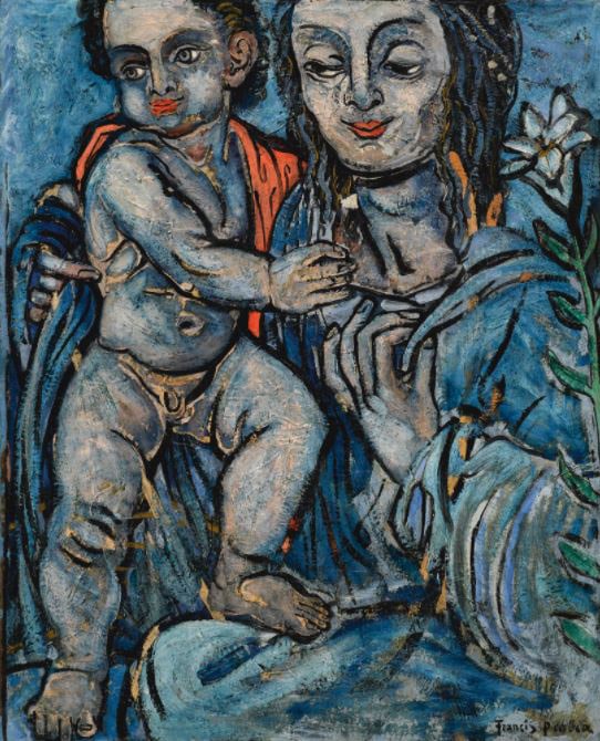 Francis Picabia, “Maternité bleue”, 1936 - 1938