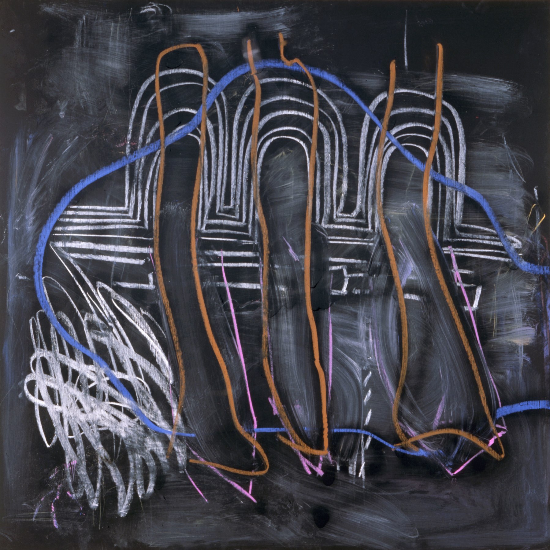Per Kirkeby

&amp;ldquo;Untitled&amp;rdquo;, 1985

Chalk, blackboard paint on masonite

48 x 48 inches

122 x 122 cm

PK 404

$175,000