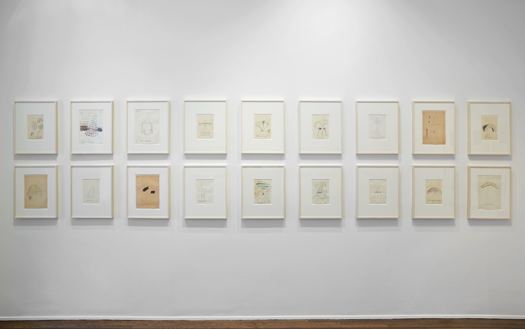 Sigmar Polke, Early Works on Paper, New York, 2014, Installation Image 13