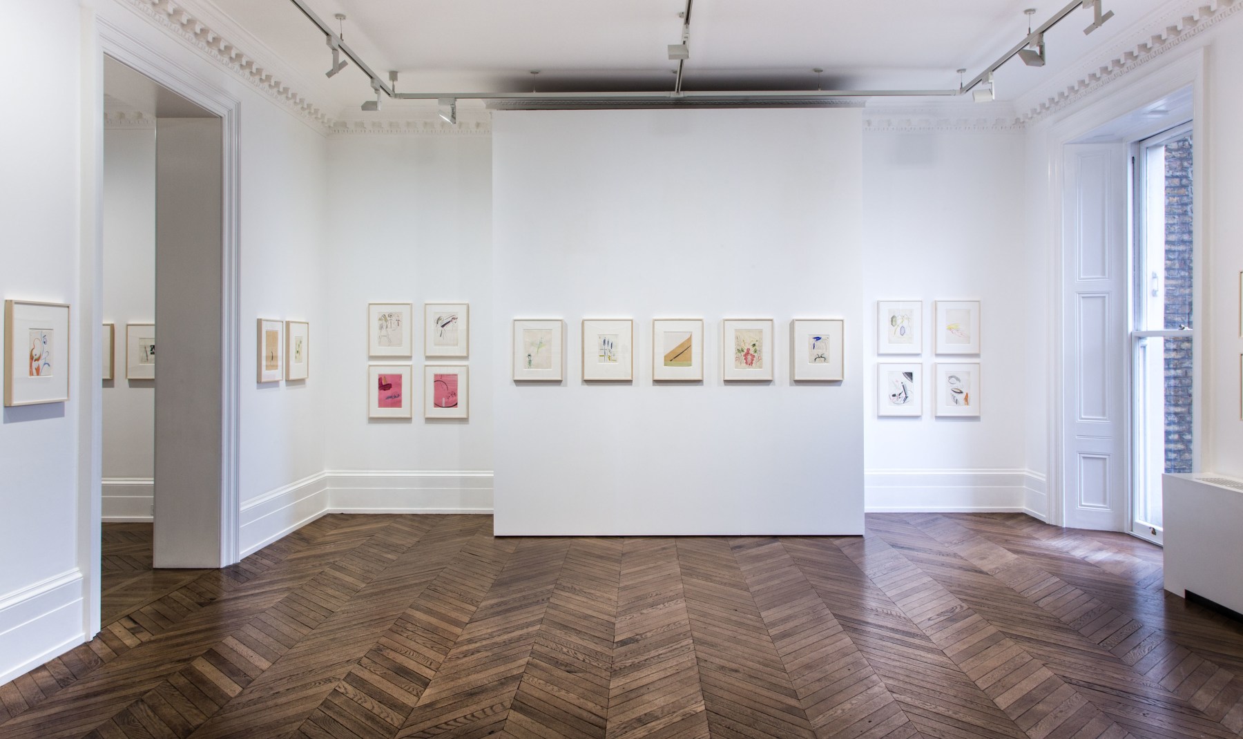 Sigmar Polke, Early Works on Paper, London, 2015, Installation Image 8